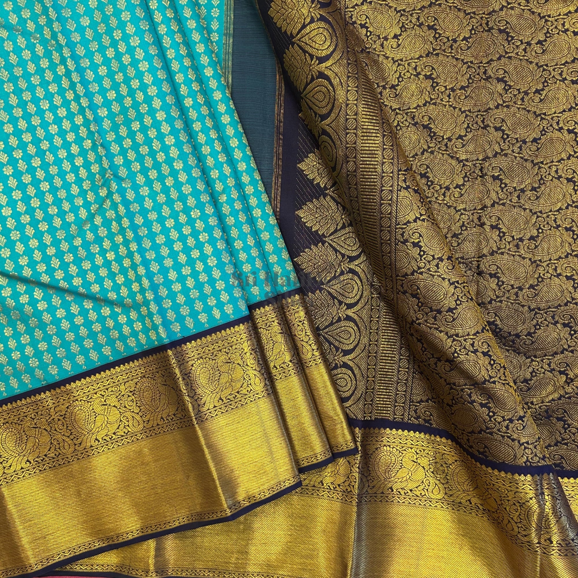 SHS9250 Kanchipuram Pure Handloom Silk Sari