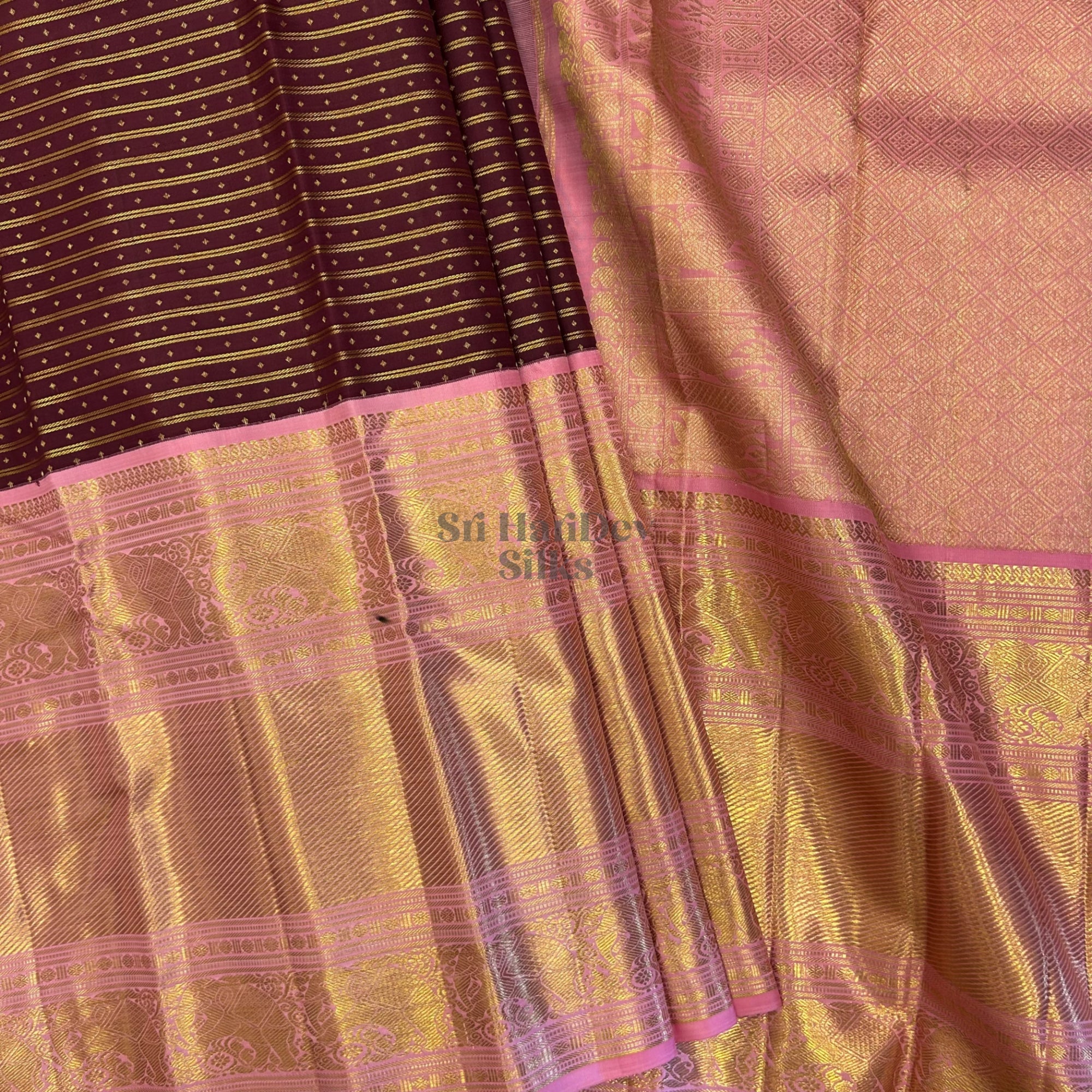 SHS9008 Kanchipuram Pure Handloom Silk Sari