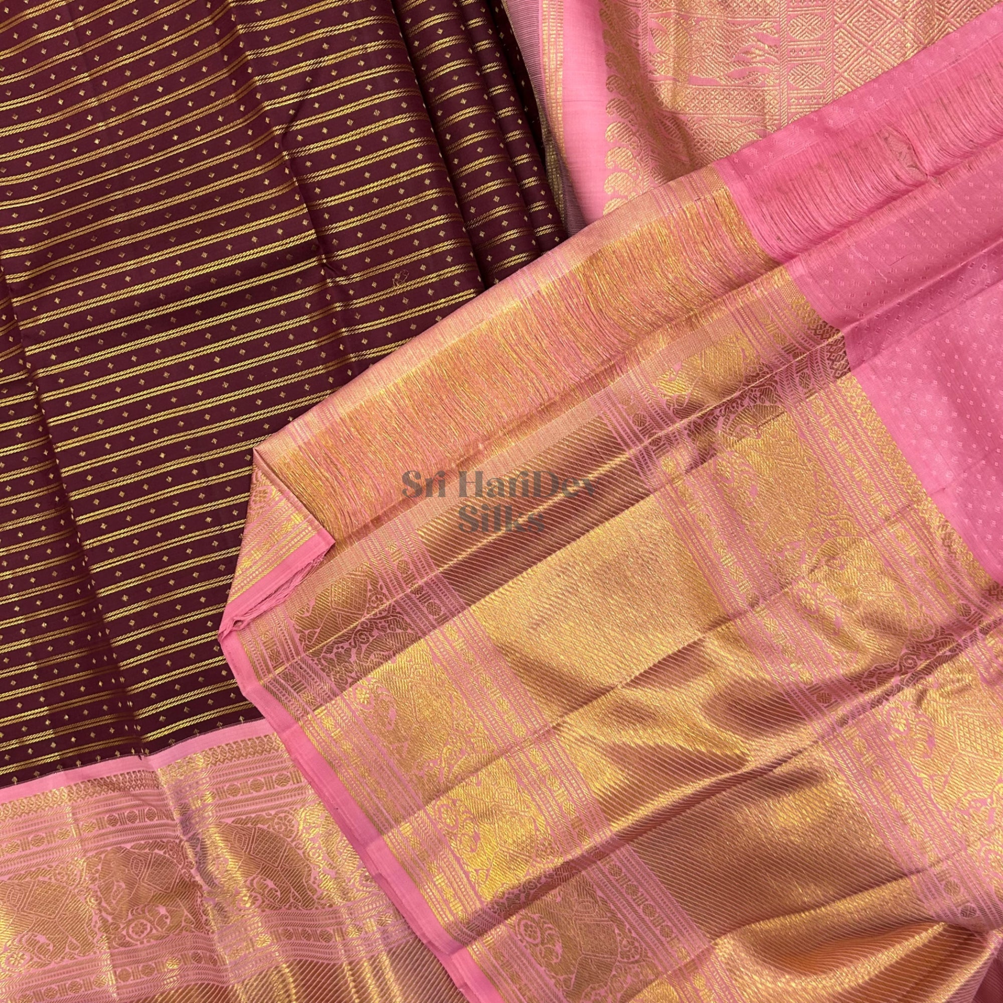 SHS9008 Kanchipuram Pure Handloom Silk Sari