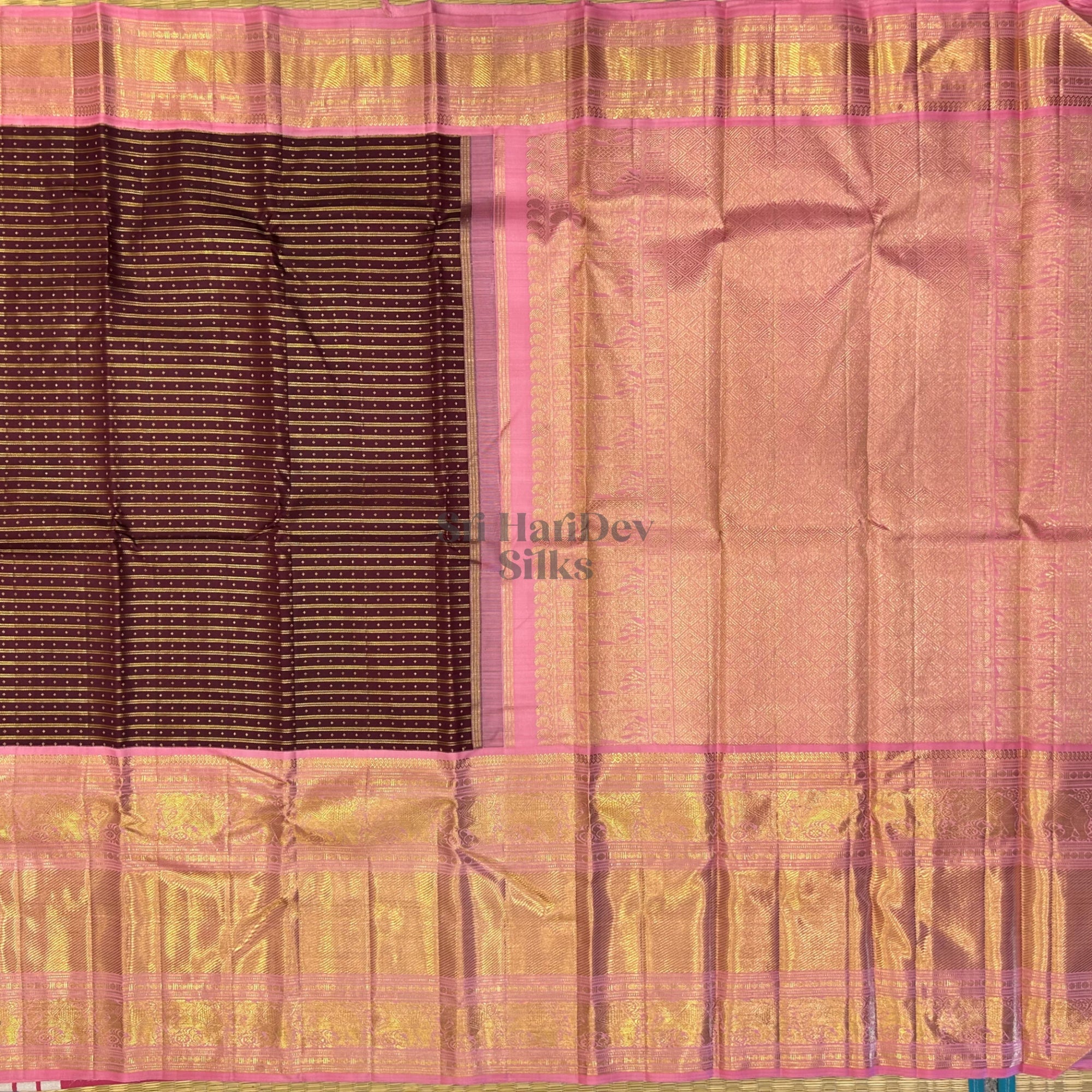 SHS9008 Kanchipuram Pure Handloom Silk Sari