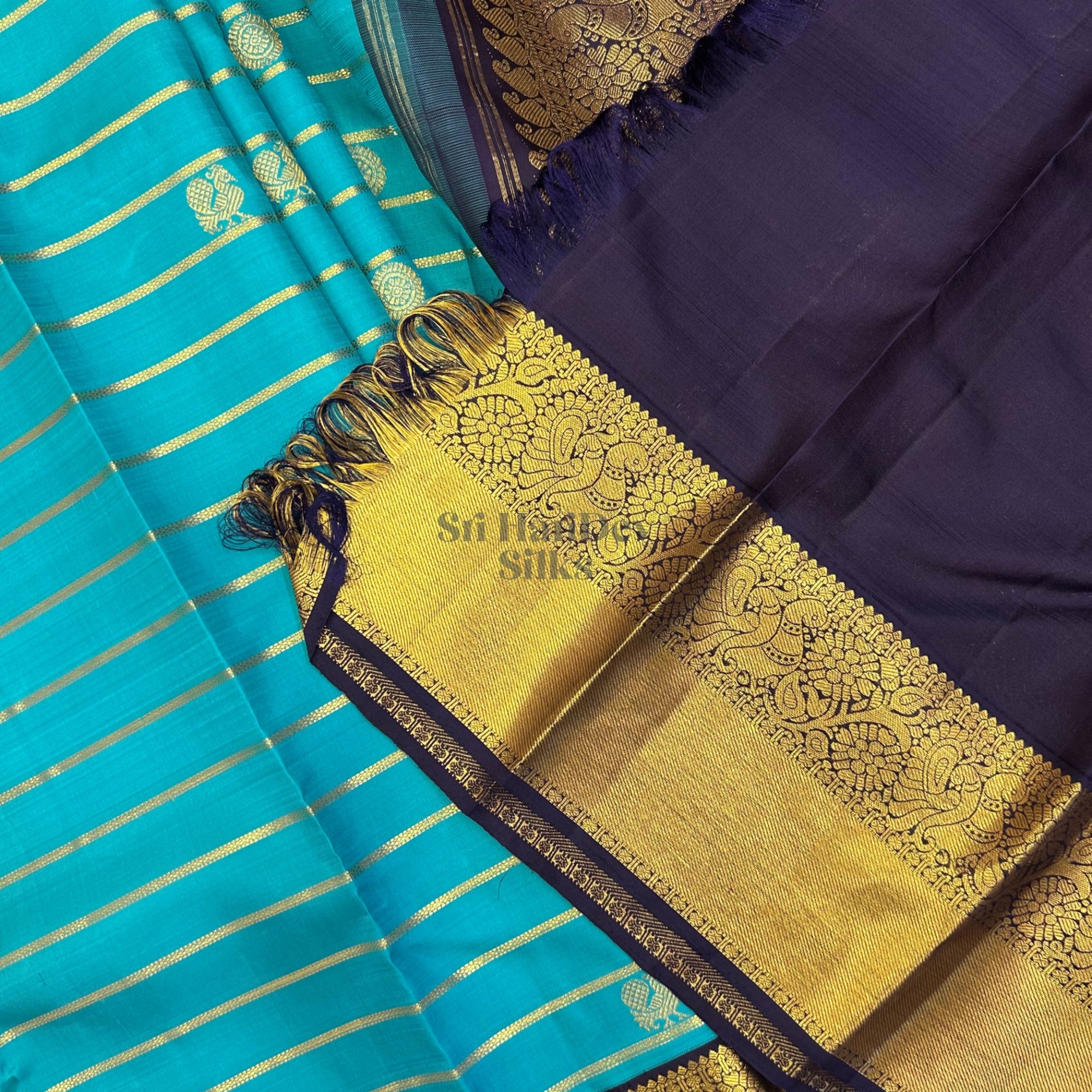 SHS9214 Kanchipuram Pure Handloom Silk Sari