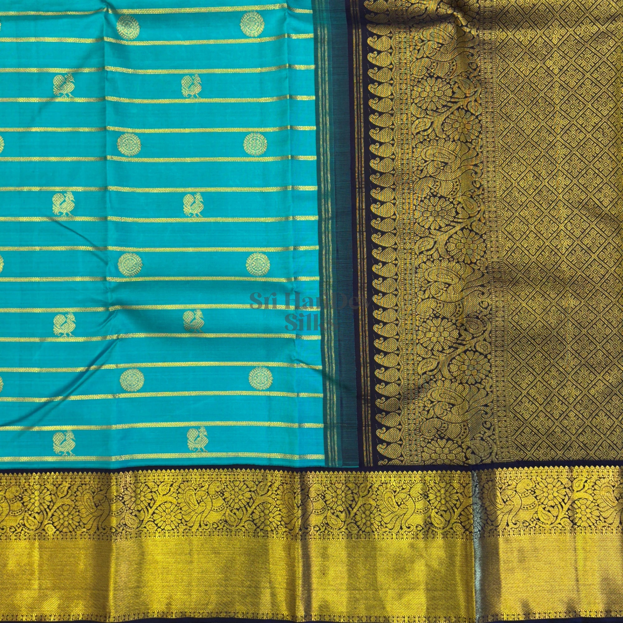 SHS9214 Kanchipuram Pure Handloom Silk Sari