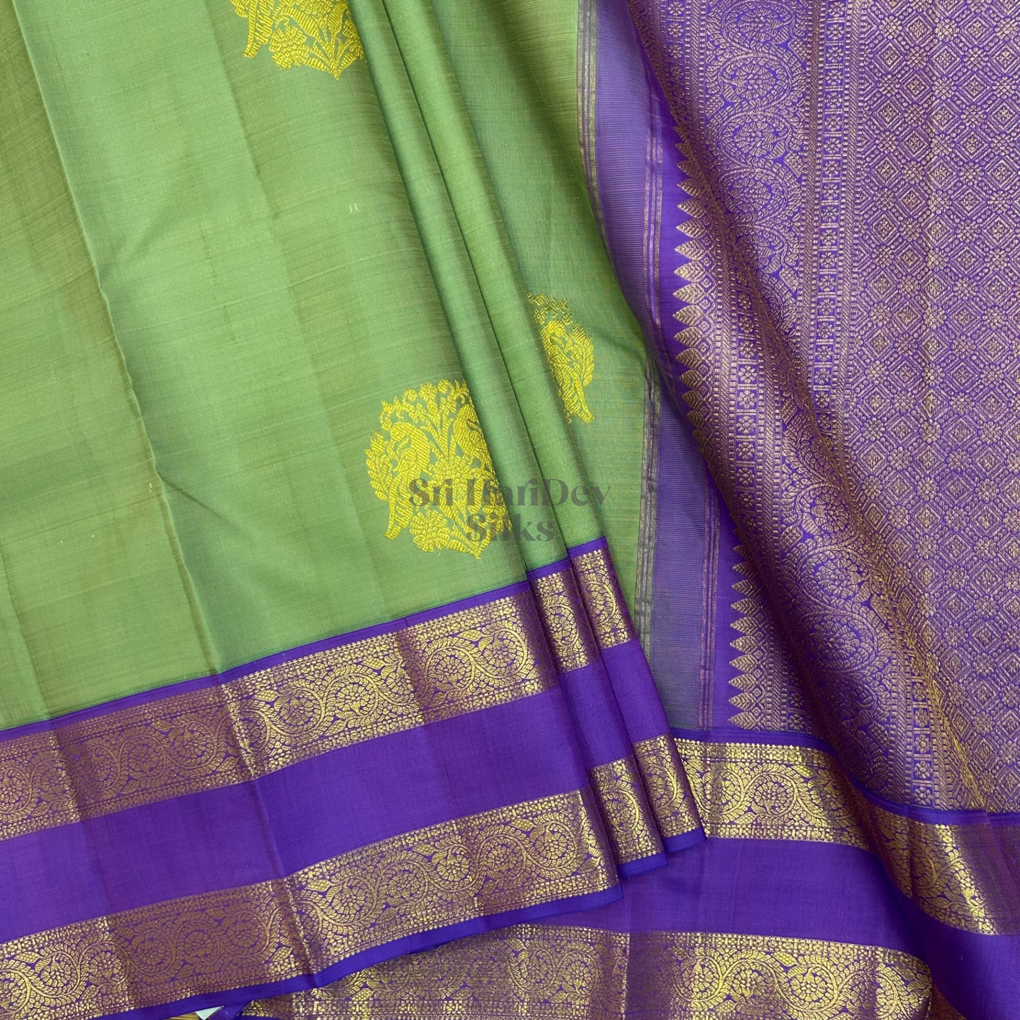 SHS9604 Kanchipuram Pure Handloom Silk Sari