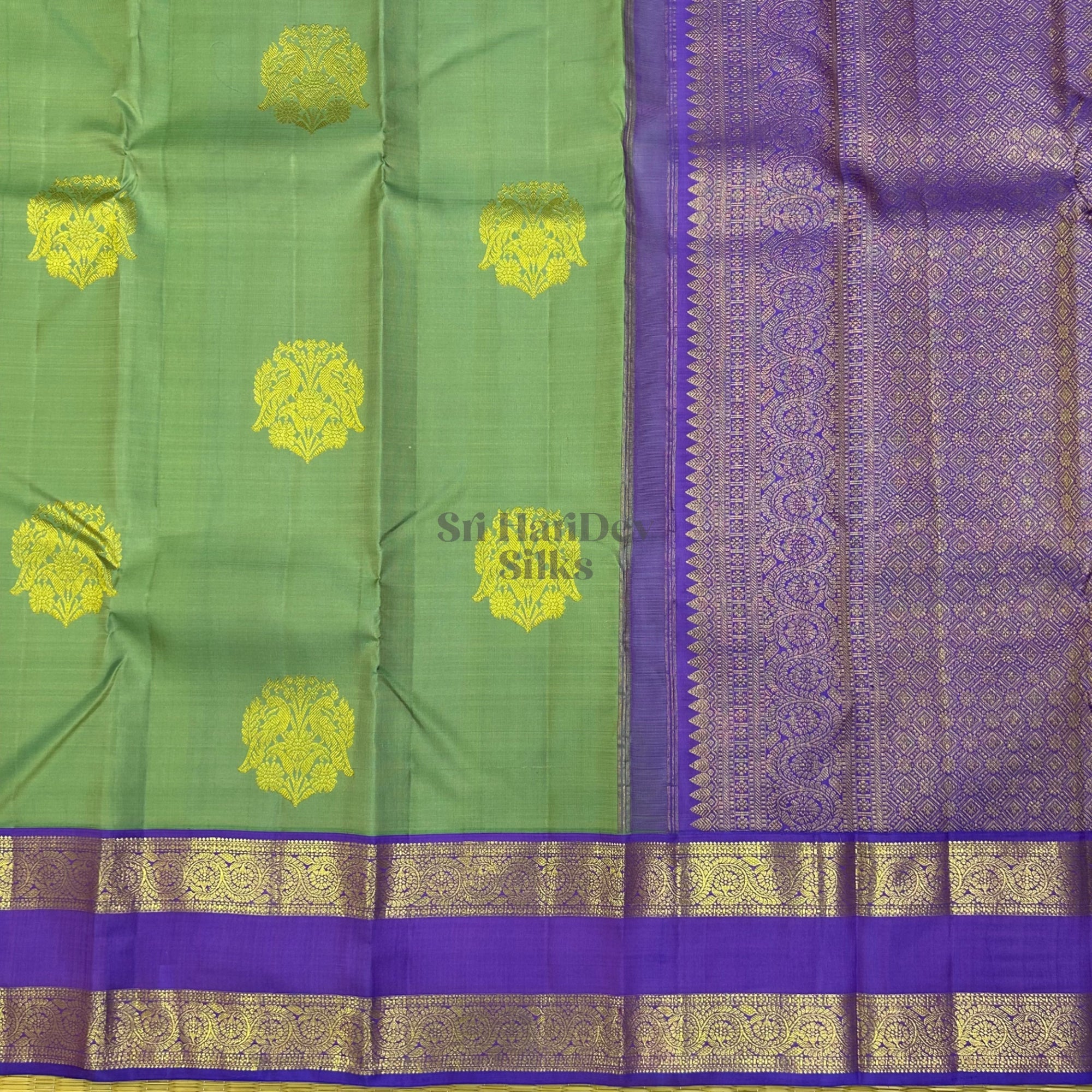 SHS9604 Kanchipuram Pure Handloom Silk Sari