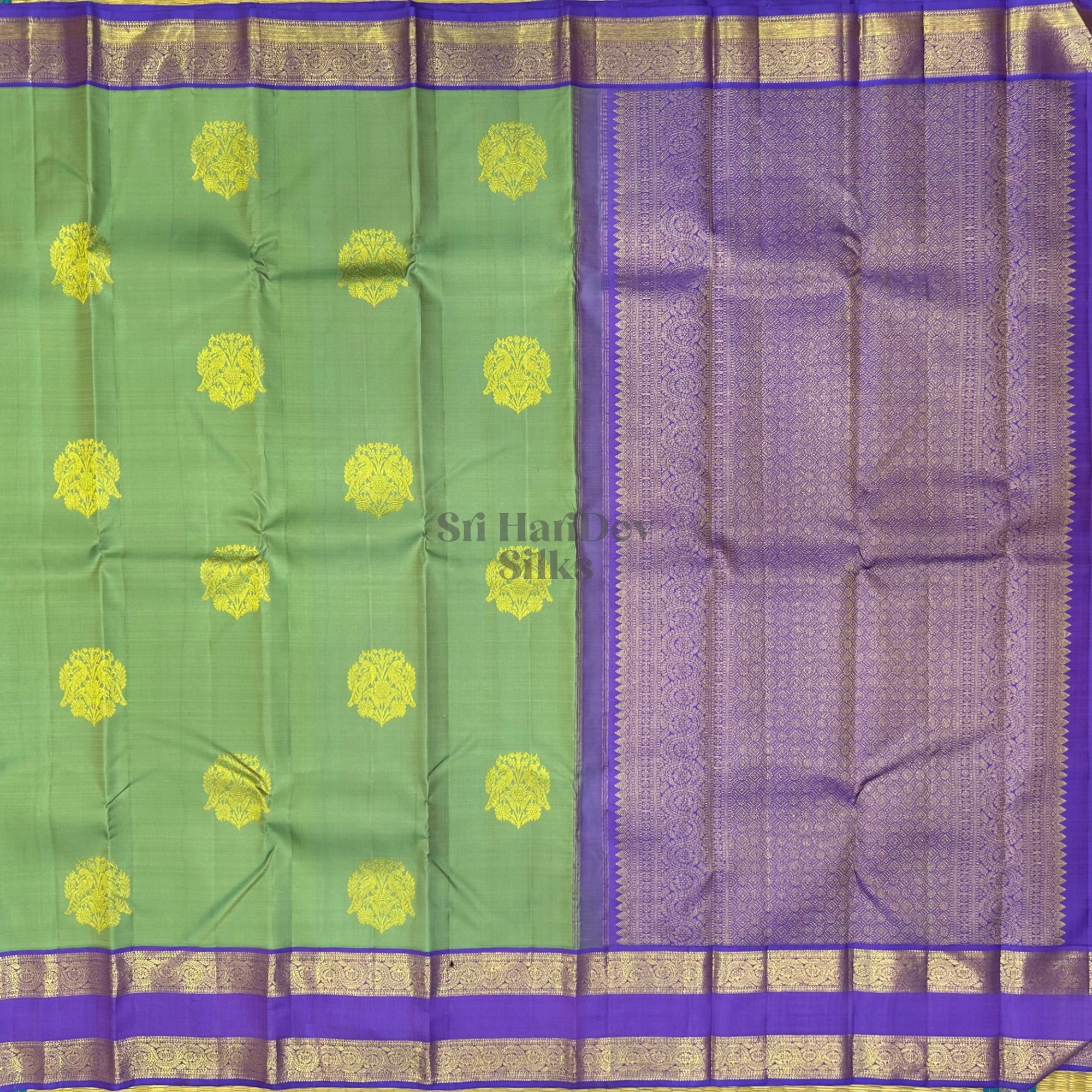 SHS9604 Kanchipuram Pure Handloom Silk Sari