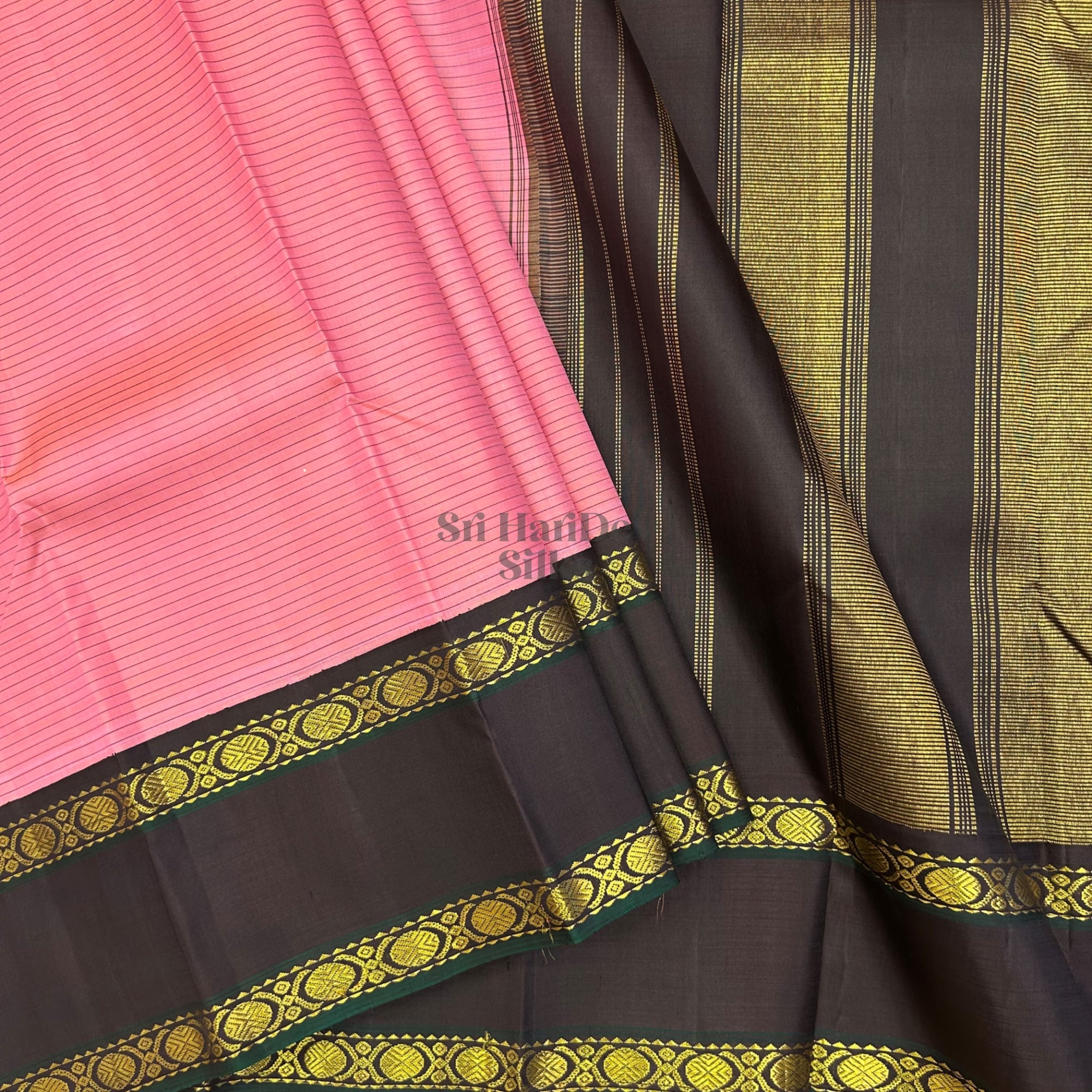 SHS9190 Kanchipuram Pure Handloom Silk Sari