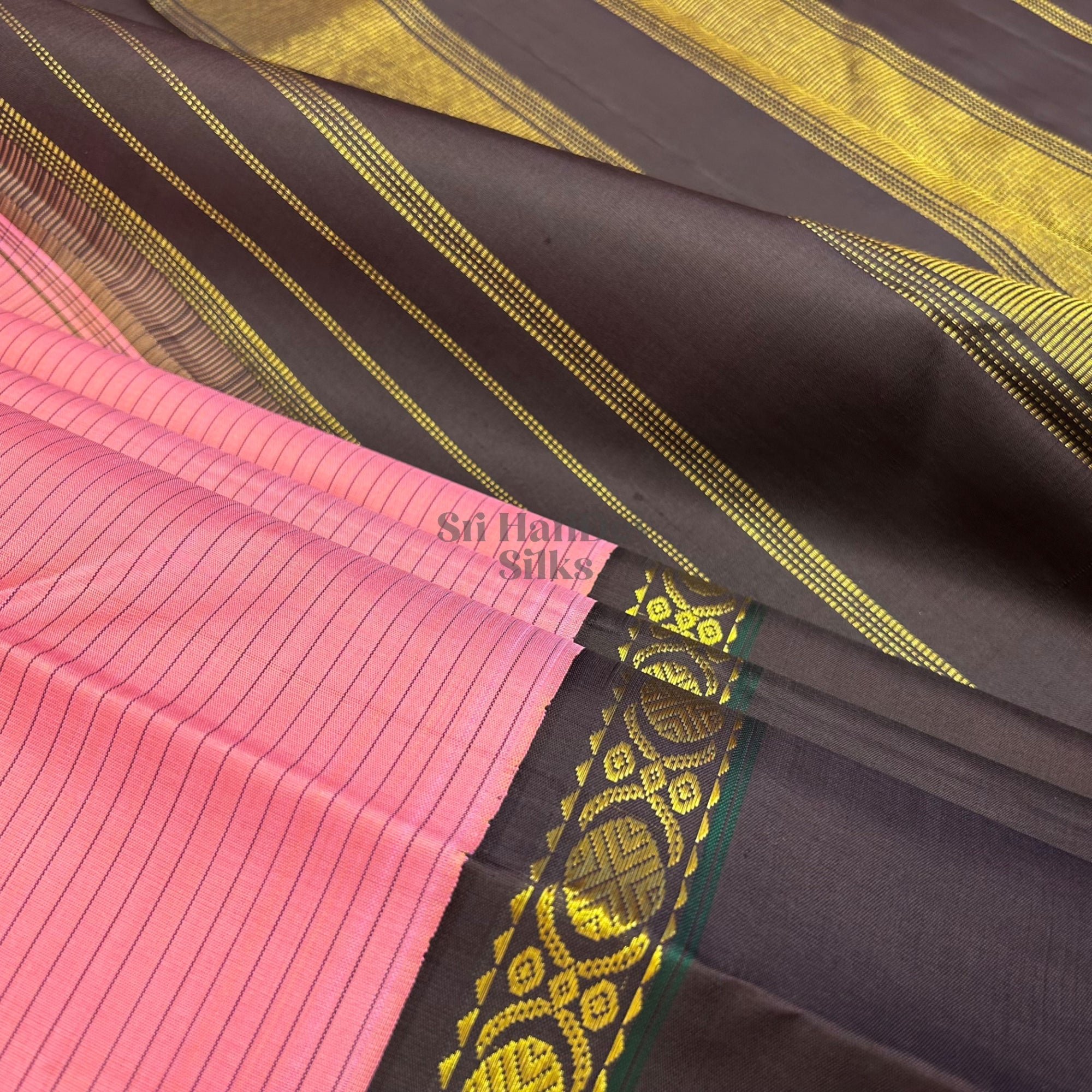 SHS9190 Kanchipuram Pure Handloom Silk Sari