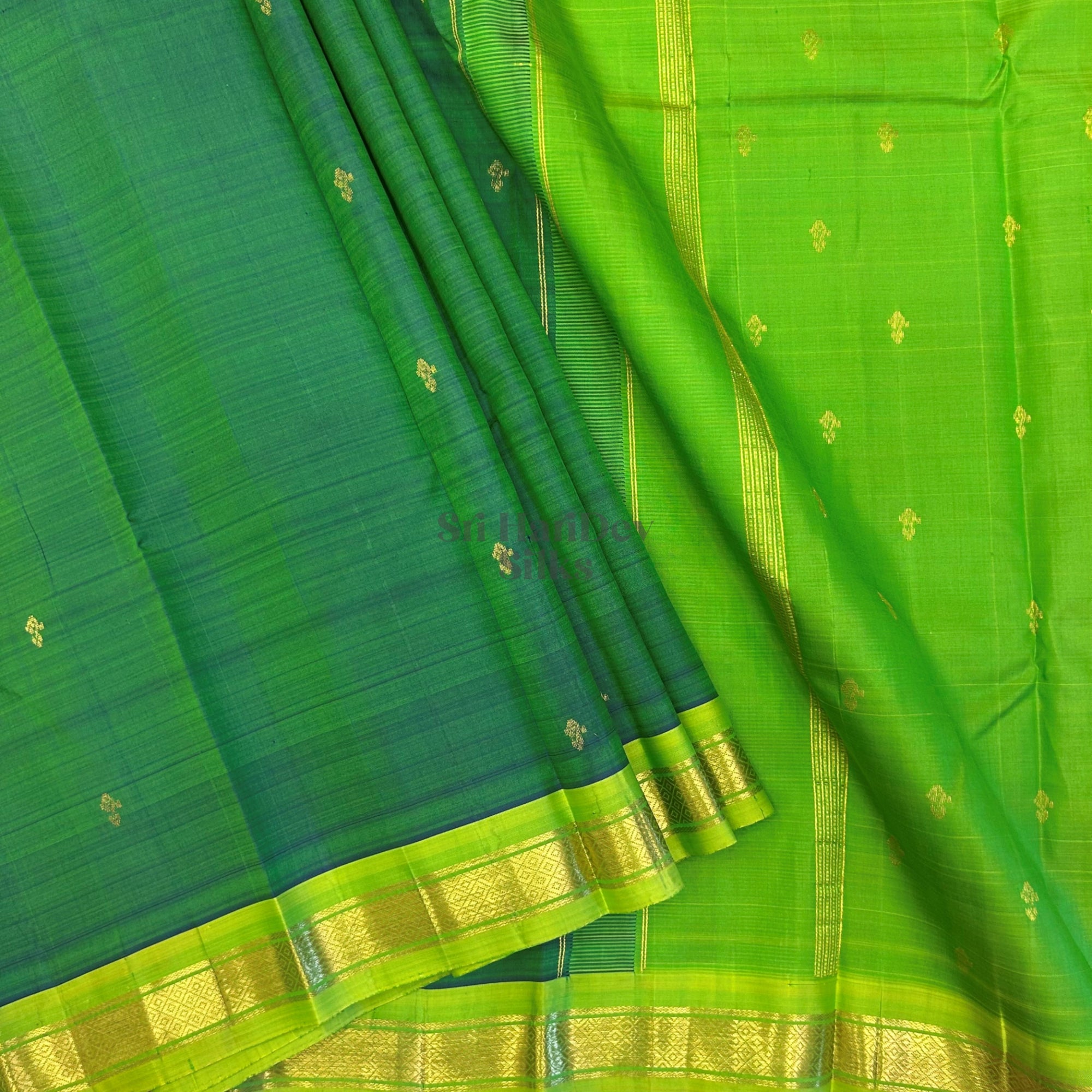 SHS8763 Kanchipuram OneSide Border Saree