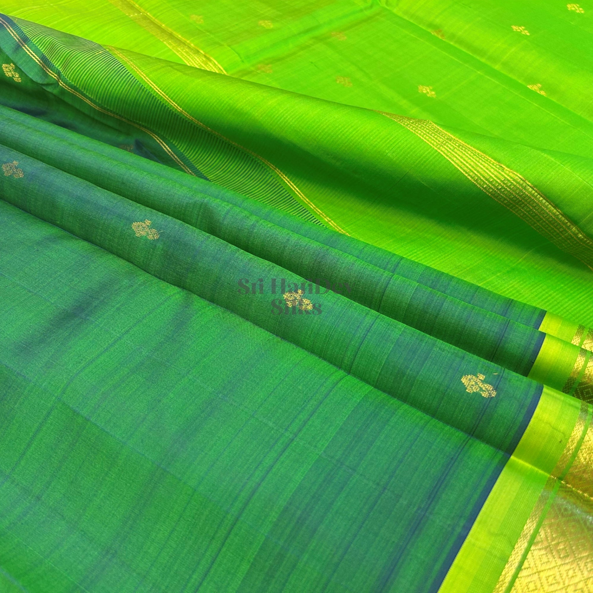 SHS8763 Kanchipuram OneSide Border Saree