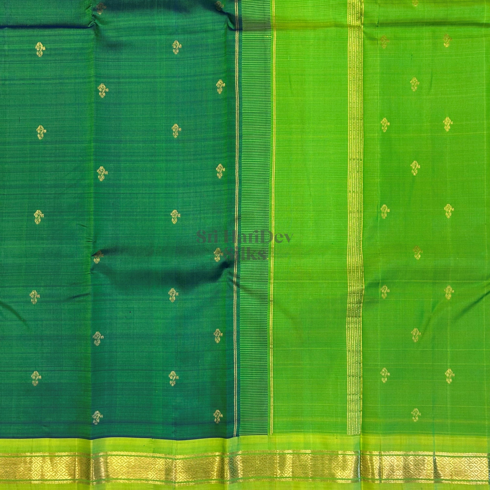 SHS8763 Kanchipuram OneSide Border Saree