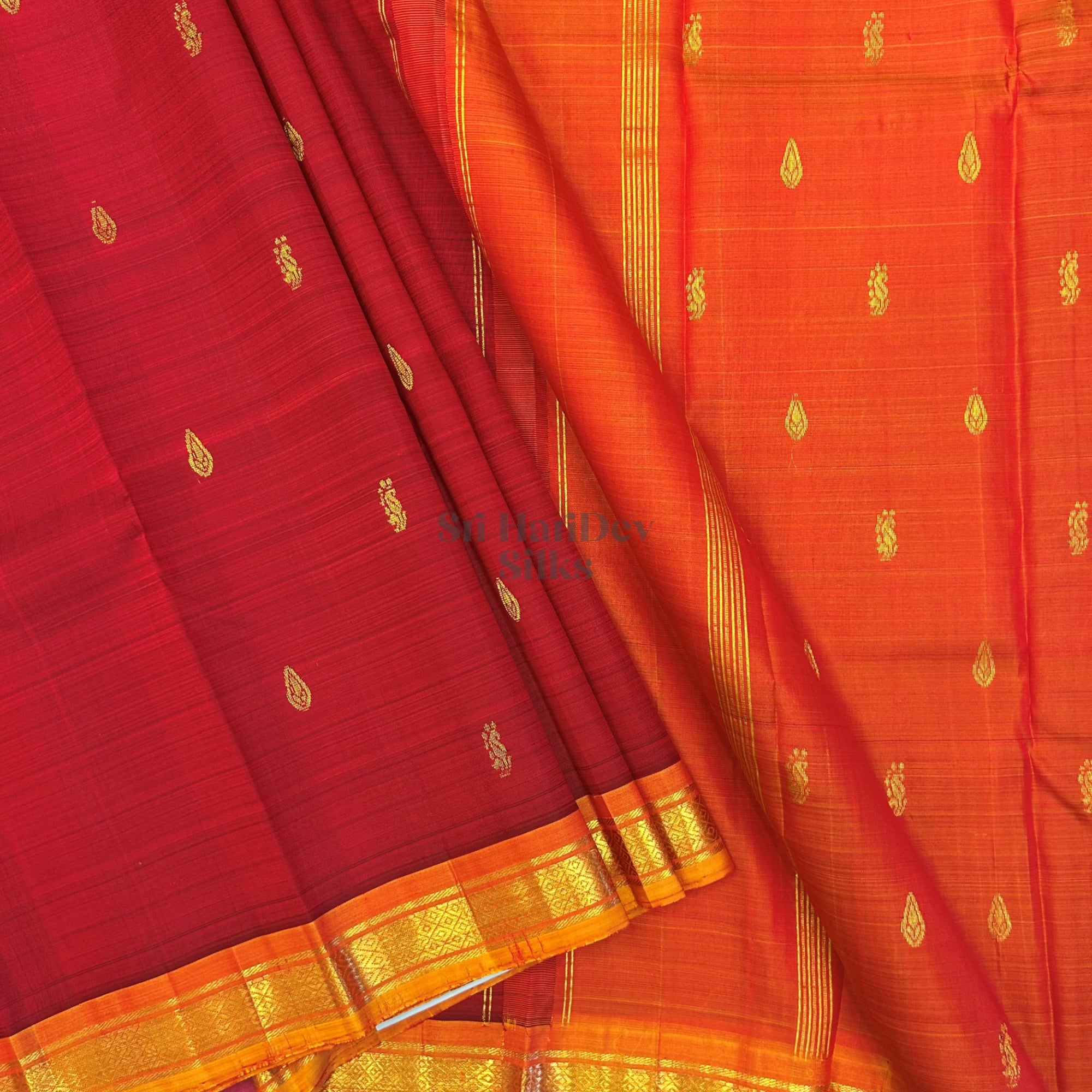 SHS8767 Kanchipuram OneSide Border Saree