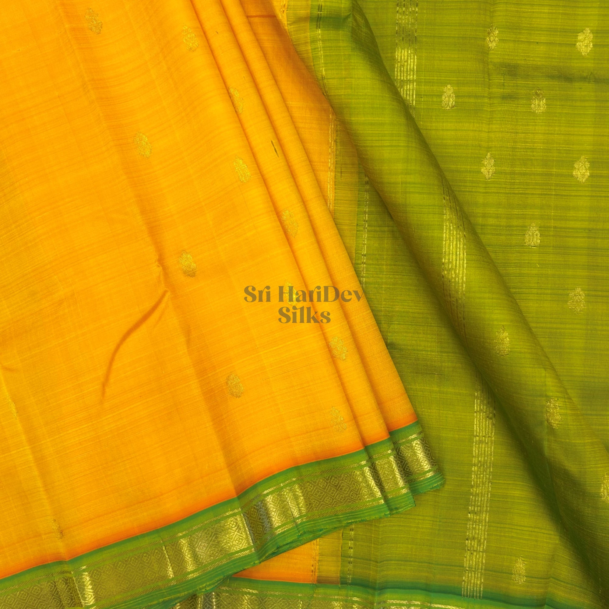 SHS8765 Kanchipuram OneSide Border Saree