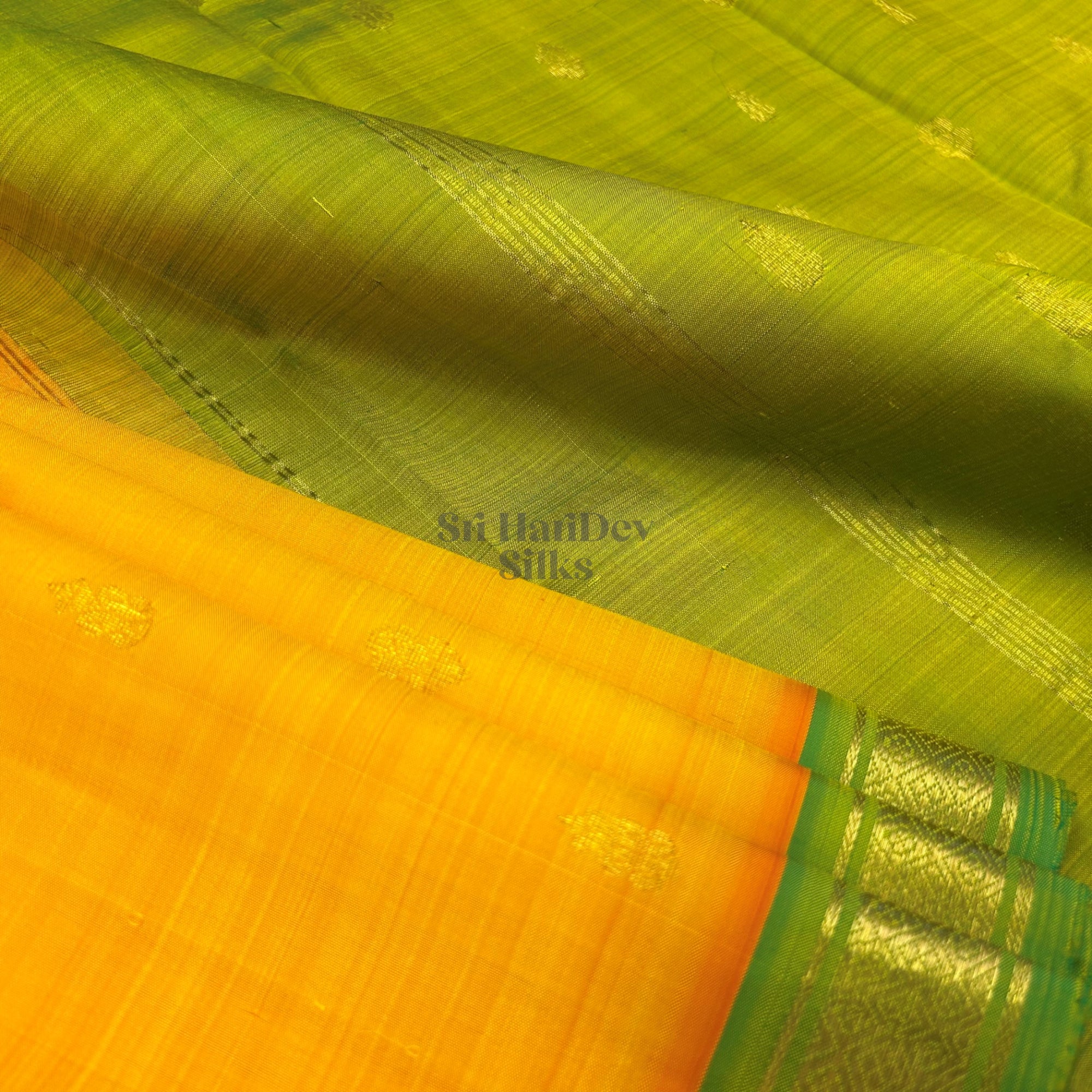 SHS8765 Kanchipuram OneSide Border Saree