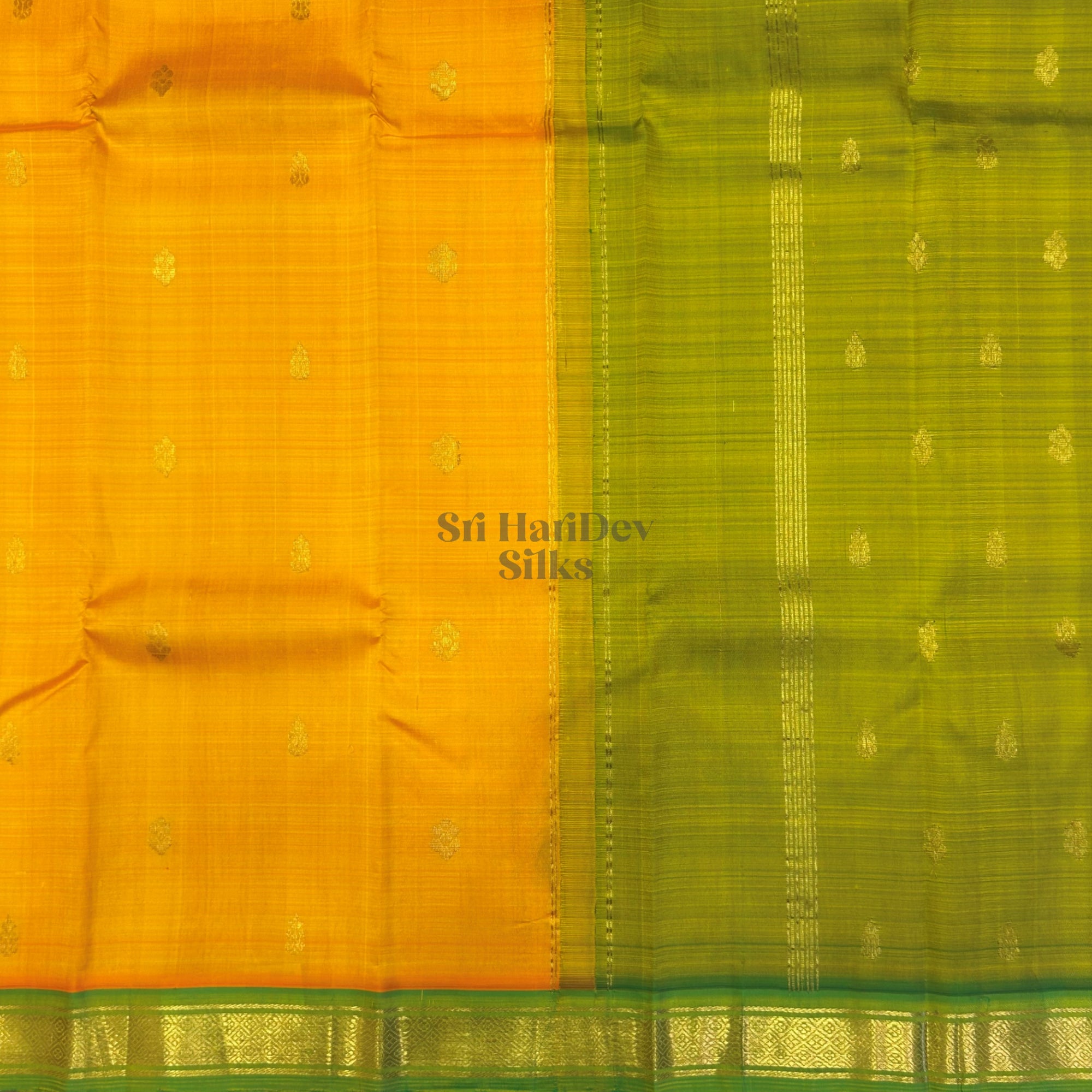 SHS8765 Kanchipuram OneSide Border Saree