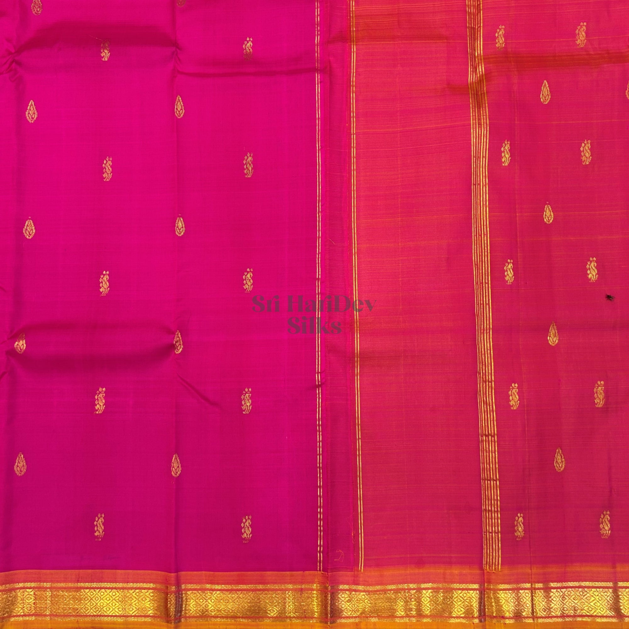 SHS8764 Kanchipuram OneSide Border Saree