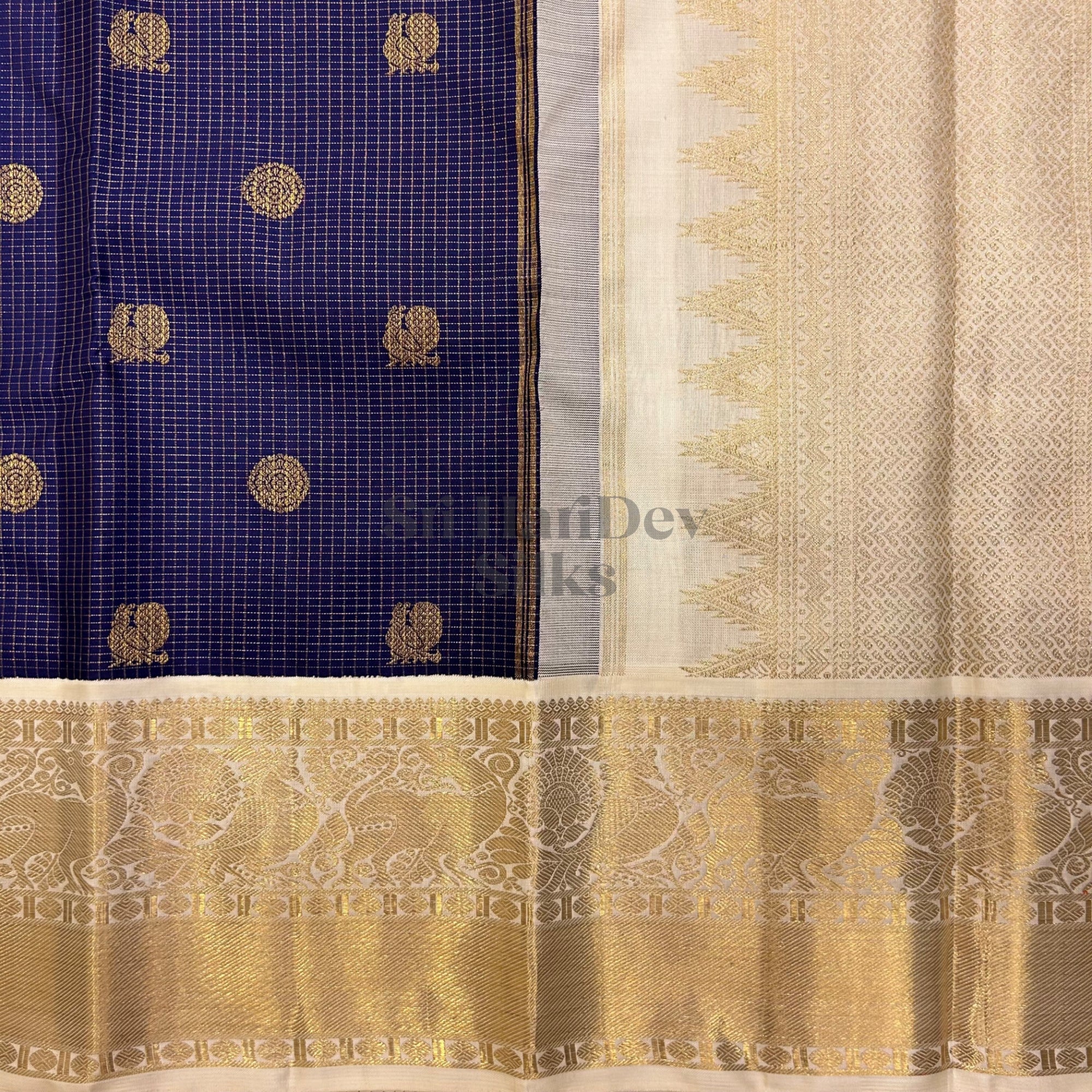 SHS8131 Kanchipuram Pure Handloom Silk Sari