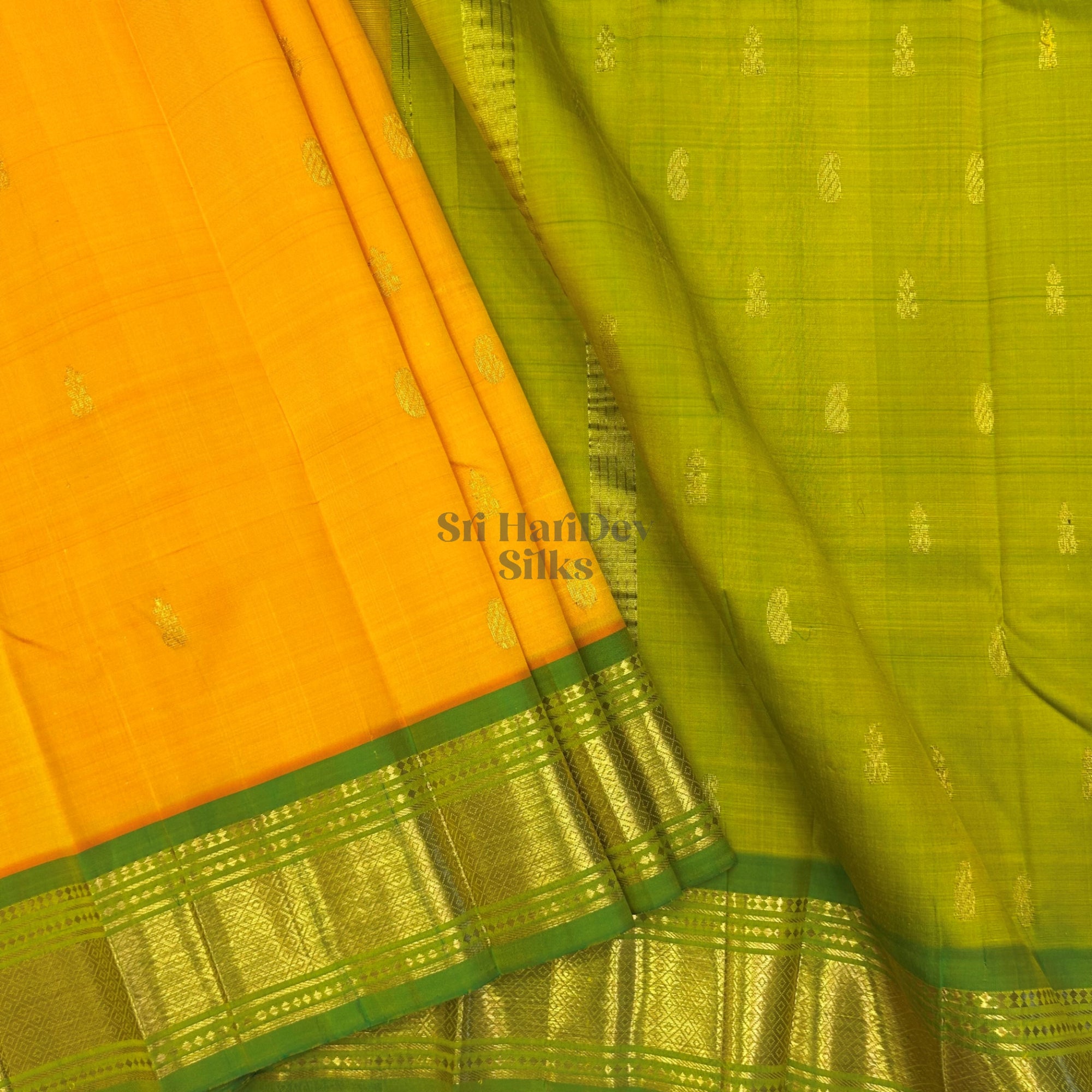 SHS8768 Kanchipuram OneSide Border Saree