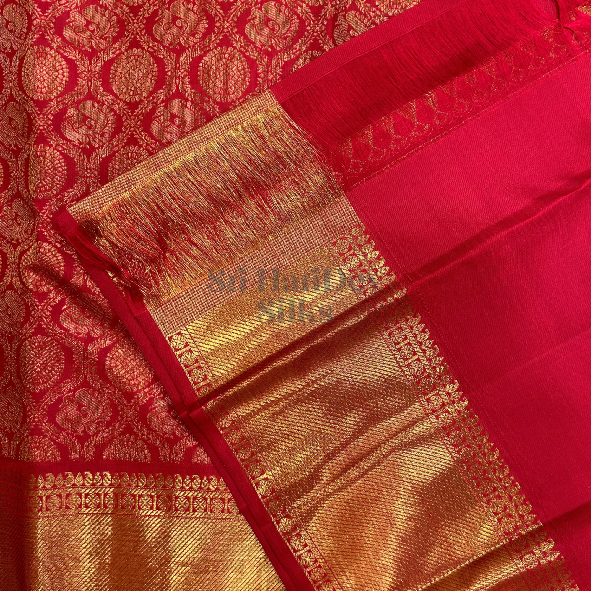 SHS7744 Kanchipuram Wedding Silk Sari