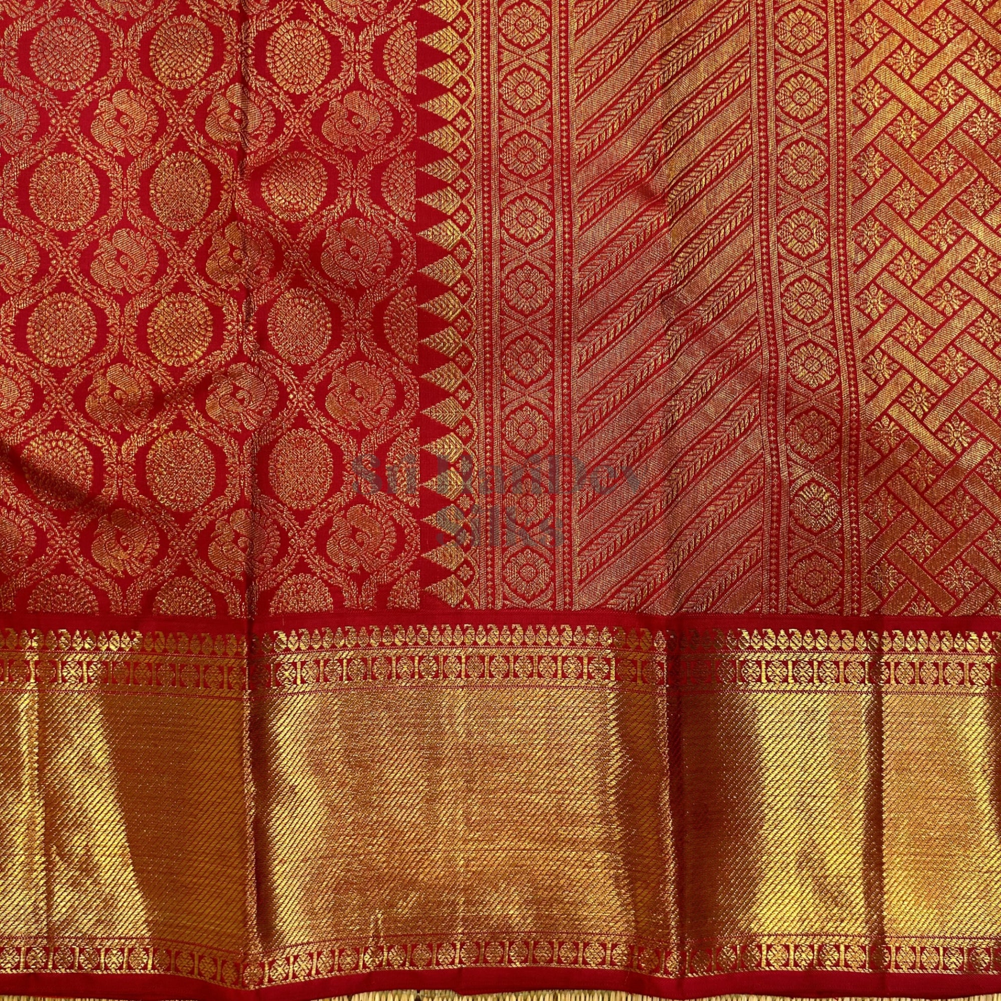 SHS7744 Kanchipuram Wedding Silk Sari