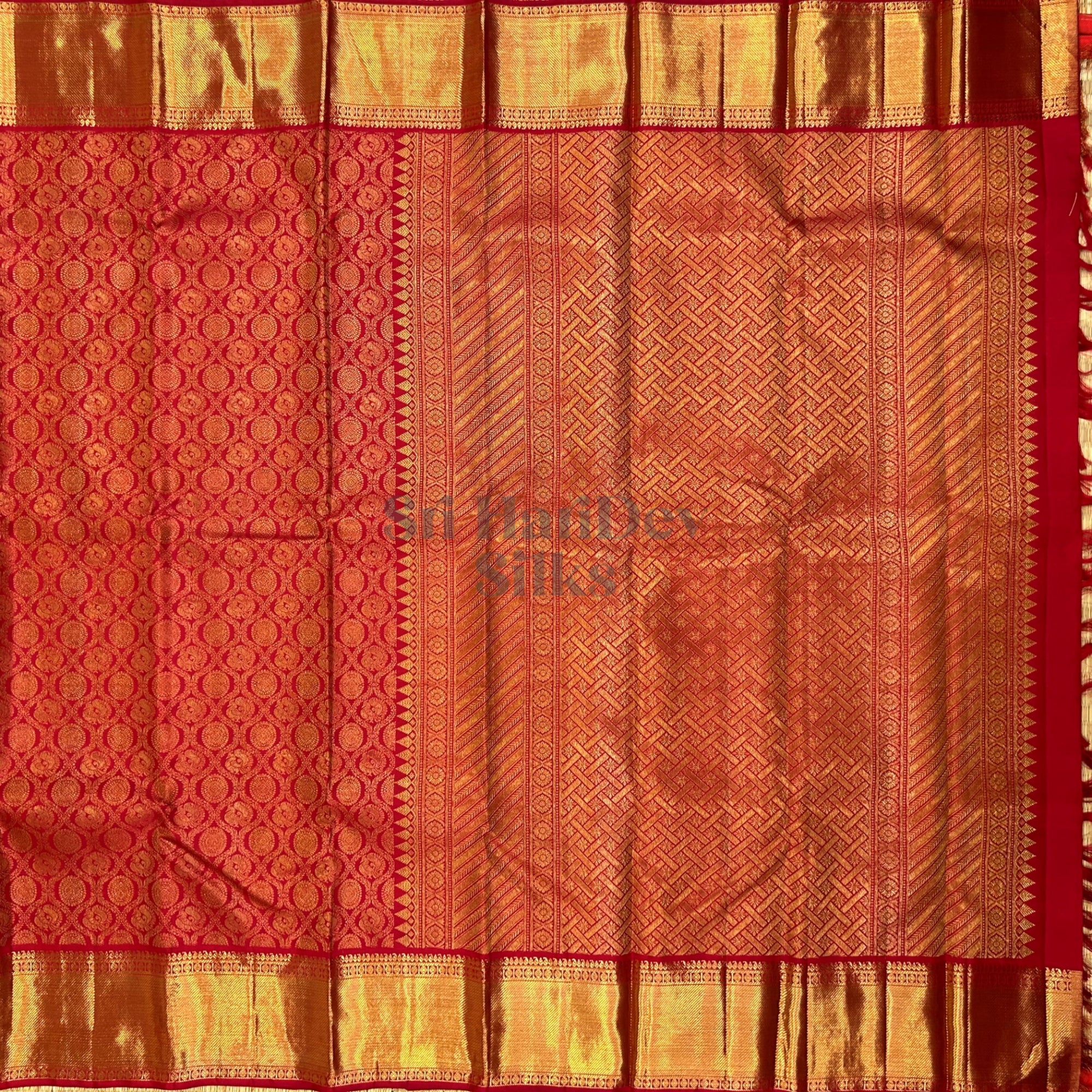 SHS7744 Kanchipuram Wedding Silk Sari