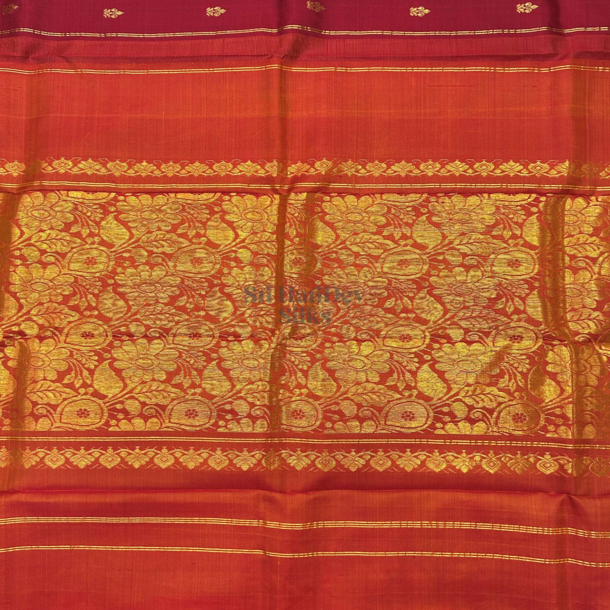SHS8773 Kanchipuram OneSide Border Saree