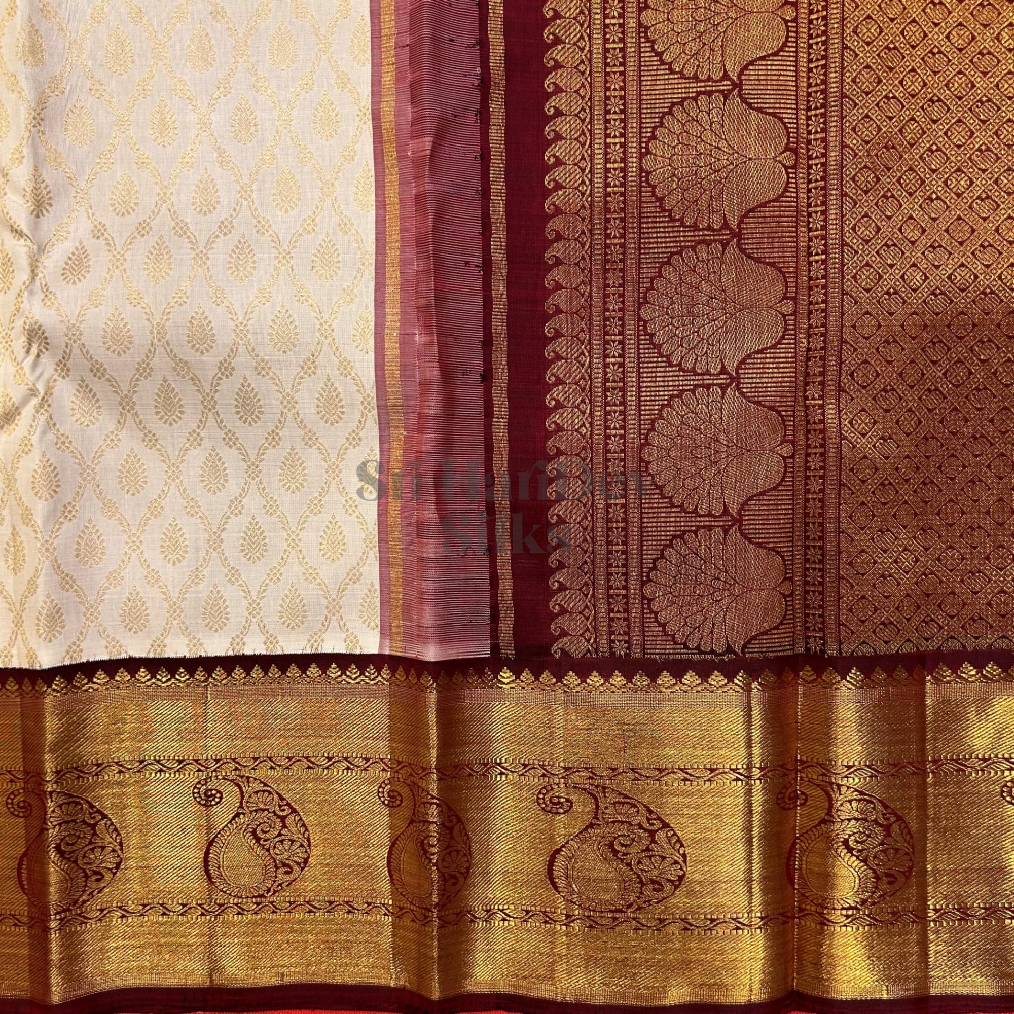 SHS5923 Kanchipuram Pure Handloom Silk Sari