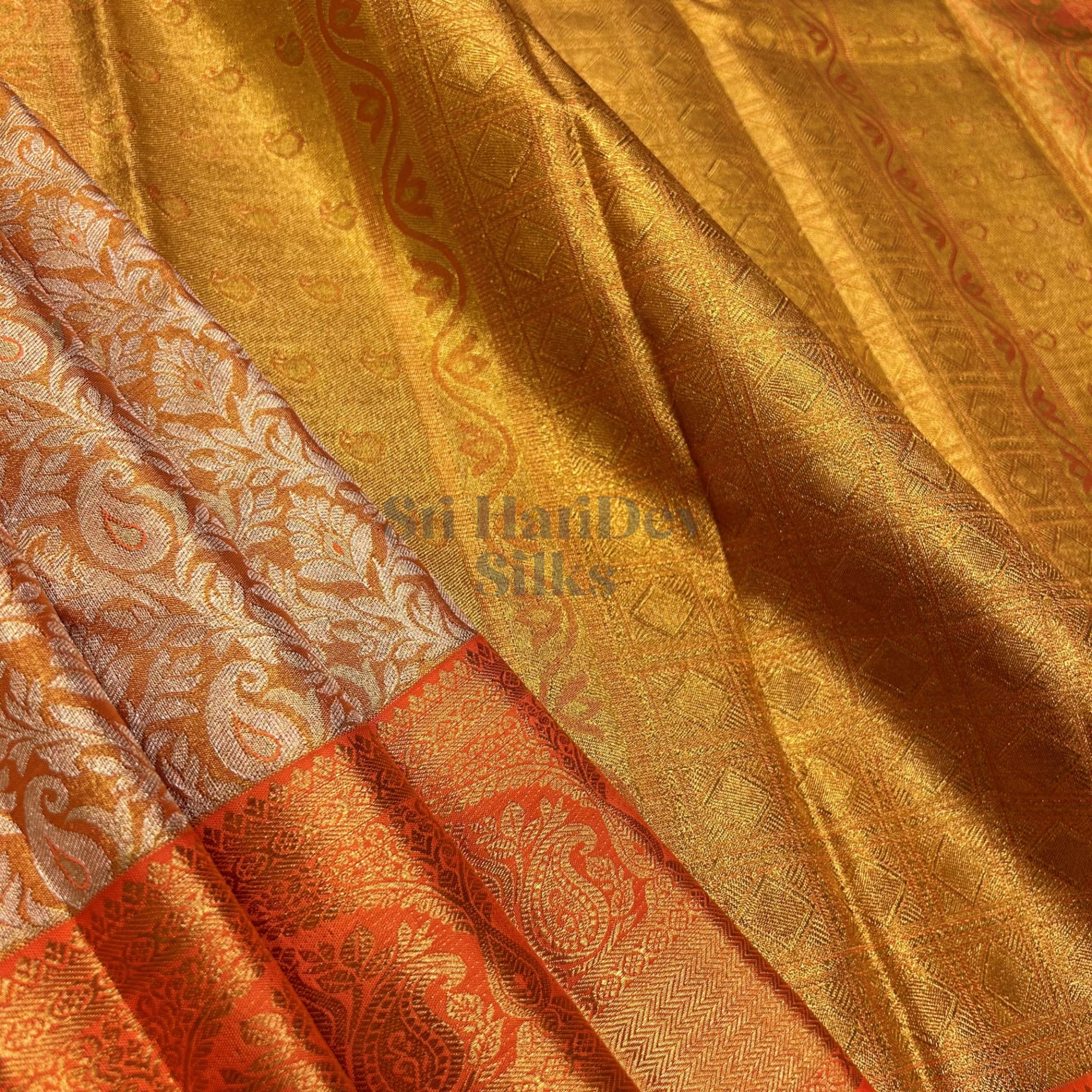 SHS7992 Kanchipuram Wedding Silk Sari