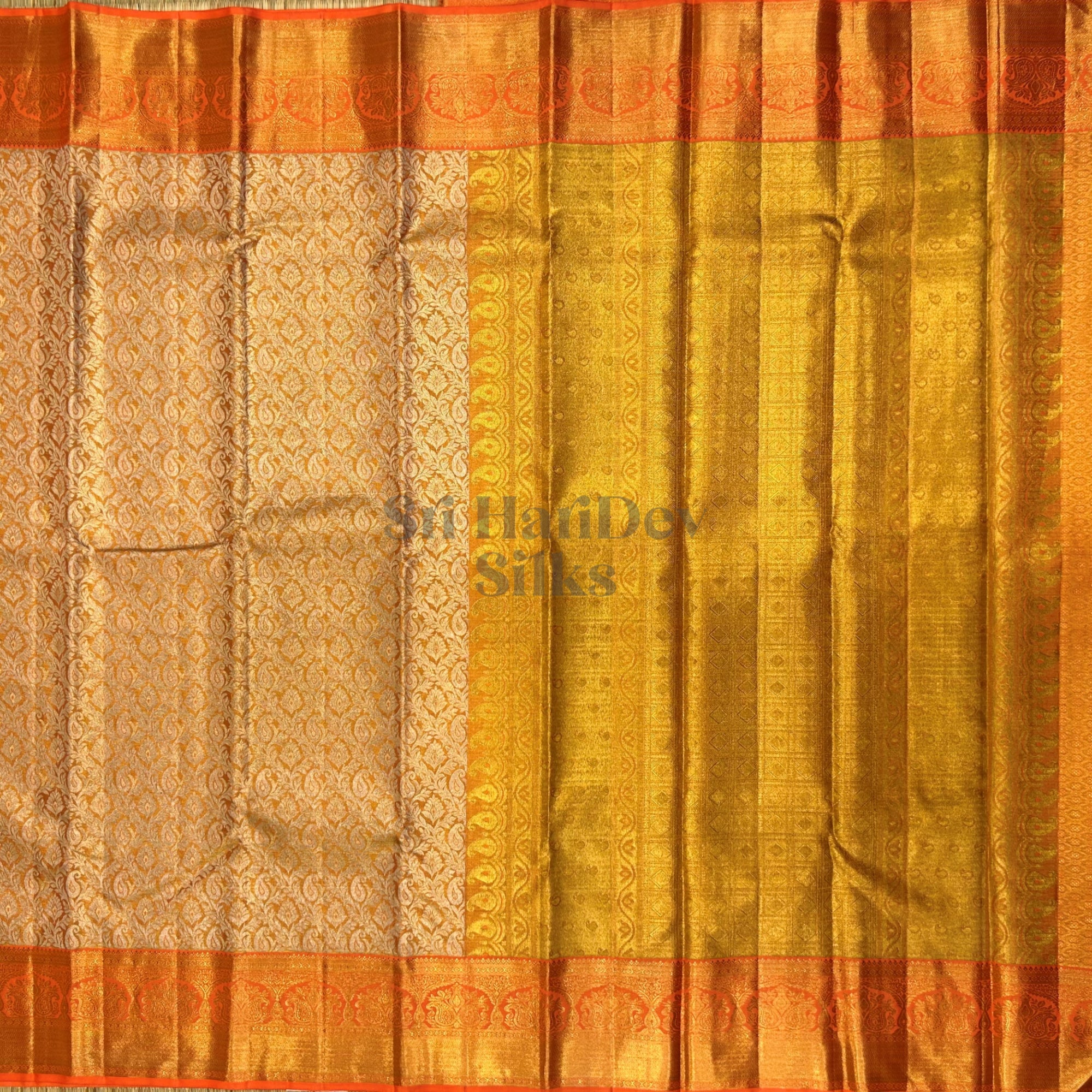 SHS7992 Kanchipuram Wedding Silk Sari
