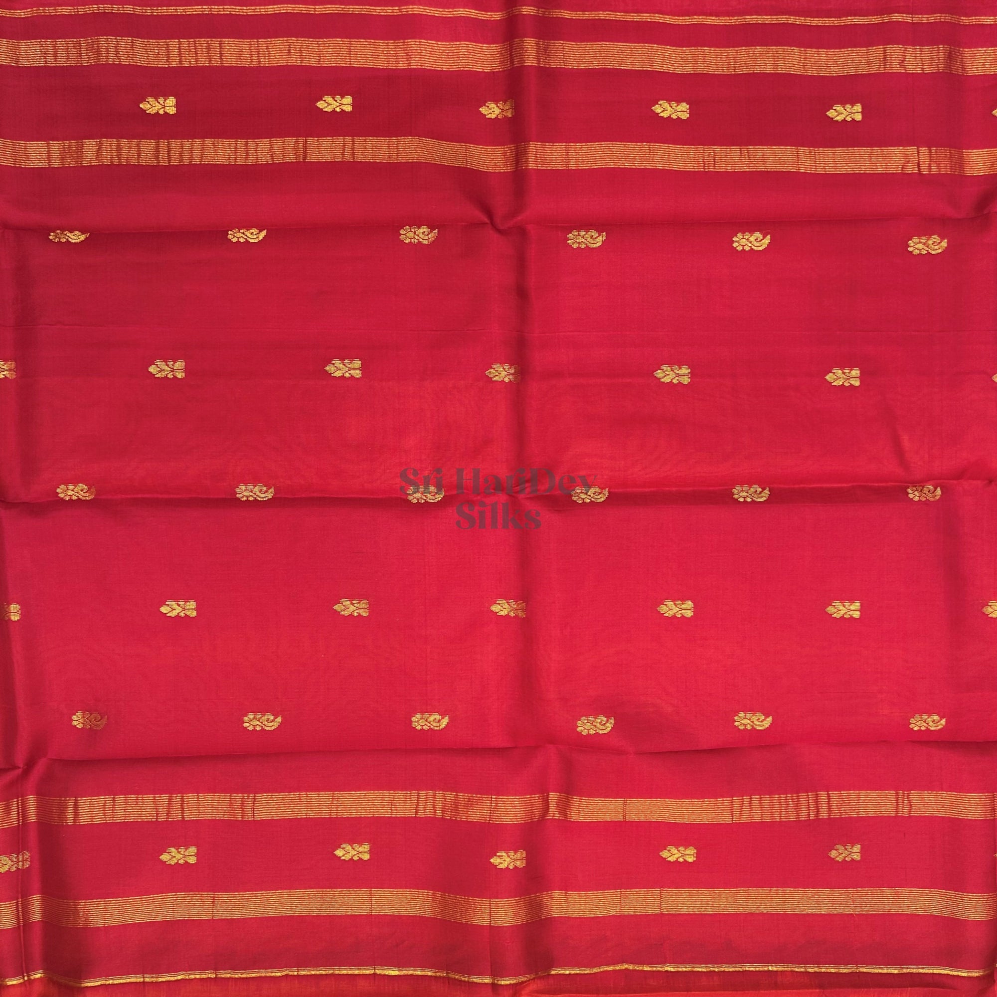 SHS8775 Kanchipuram OneSide Border Saree