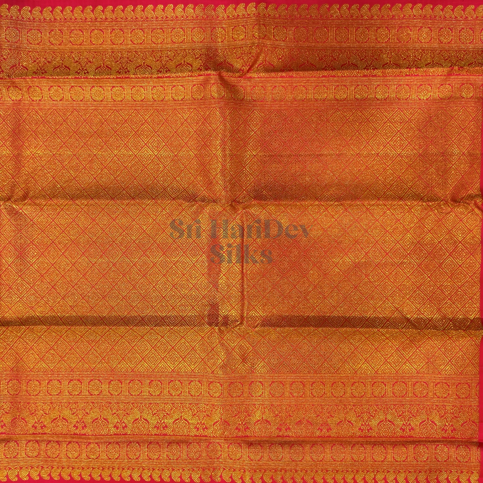 SHS7261 Kanchipuram Pure Handloom Silk Sari