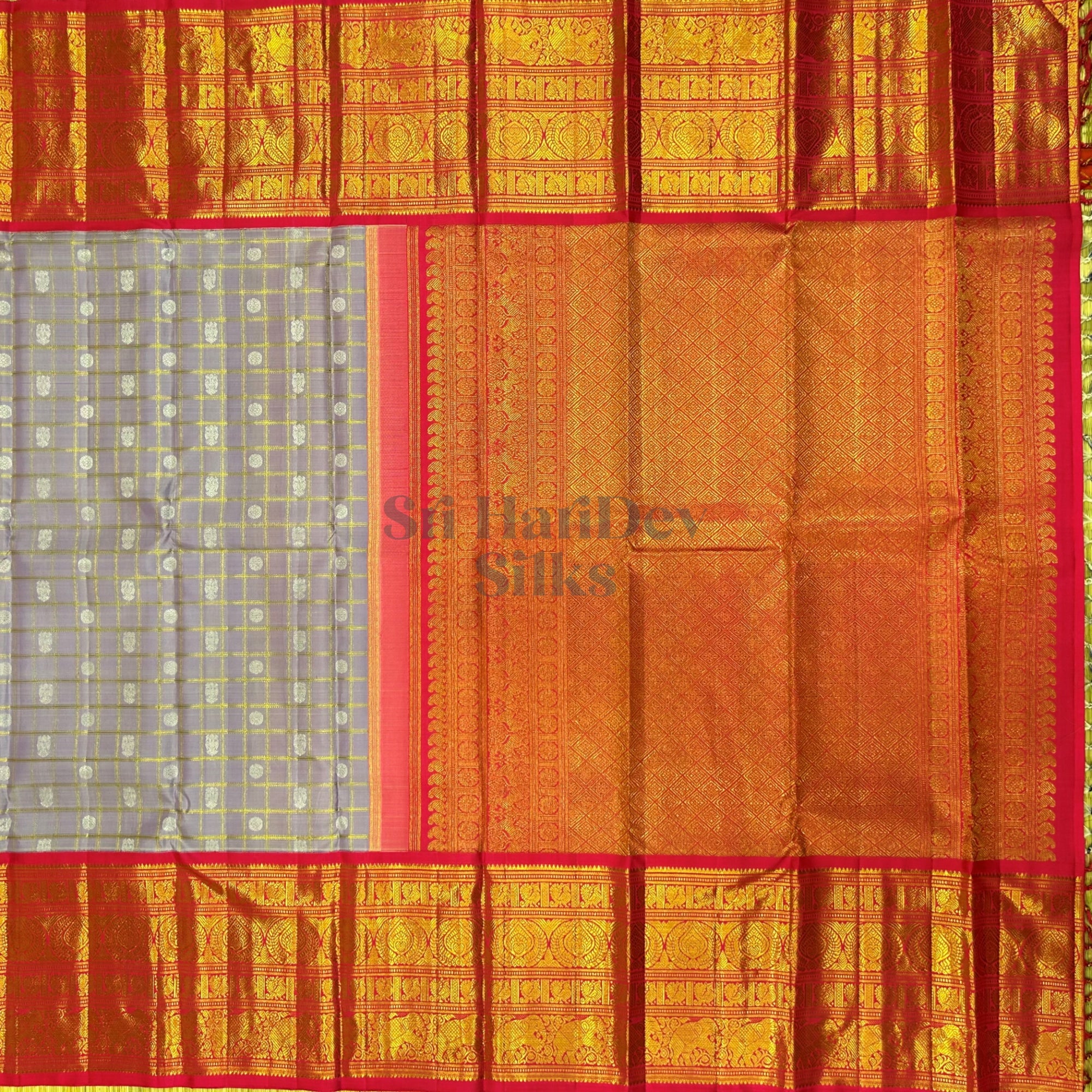 SHS7261 Kanchipuram Pure Handloom Silk Sari