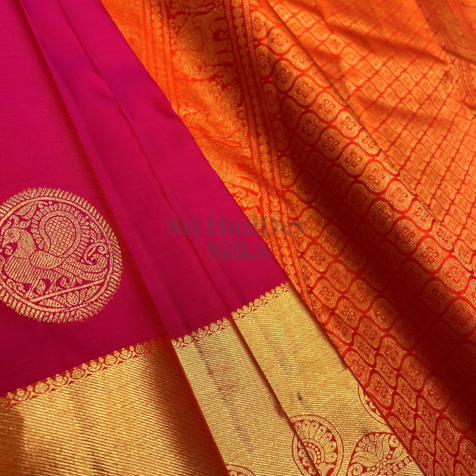 SHS7361 Kanchipuram Pure Handloom Silk Sari