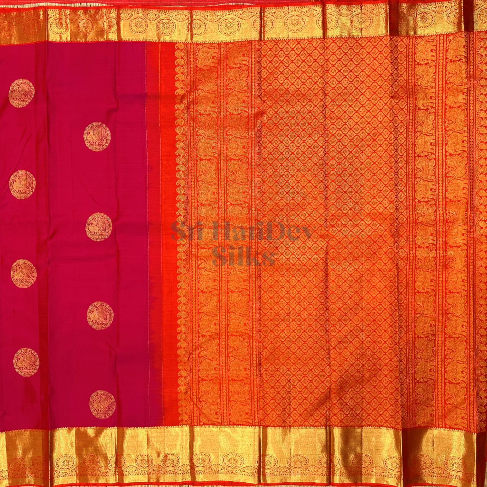 SHS7361 Kanchipuram Pure Handloom Silk Sari