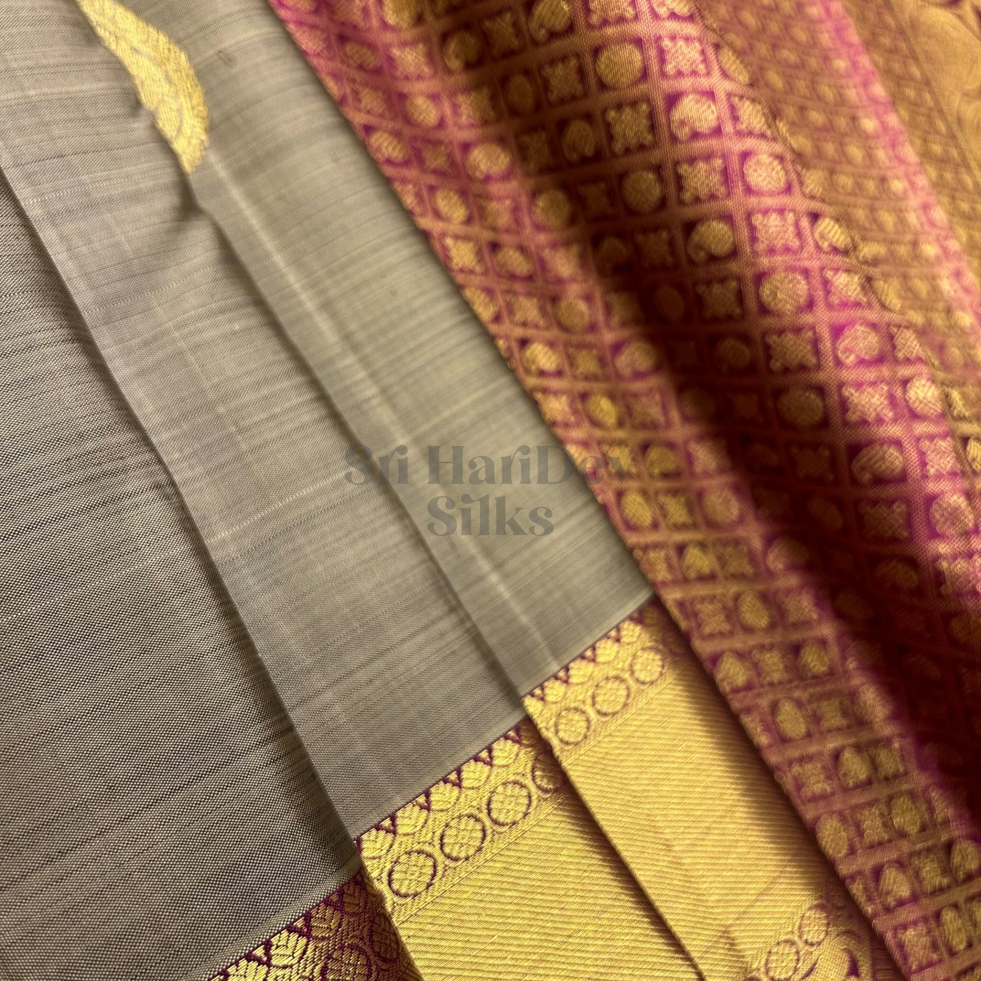 SHS7363 Kanchipuram Pure Handloom Silk Sari