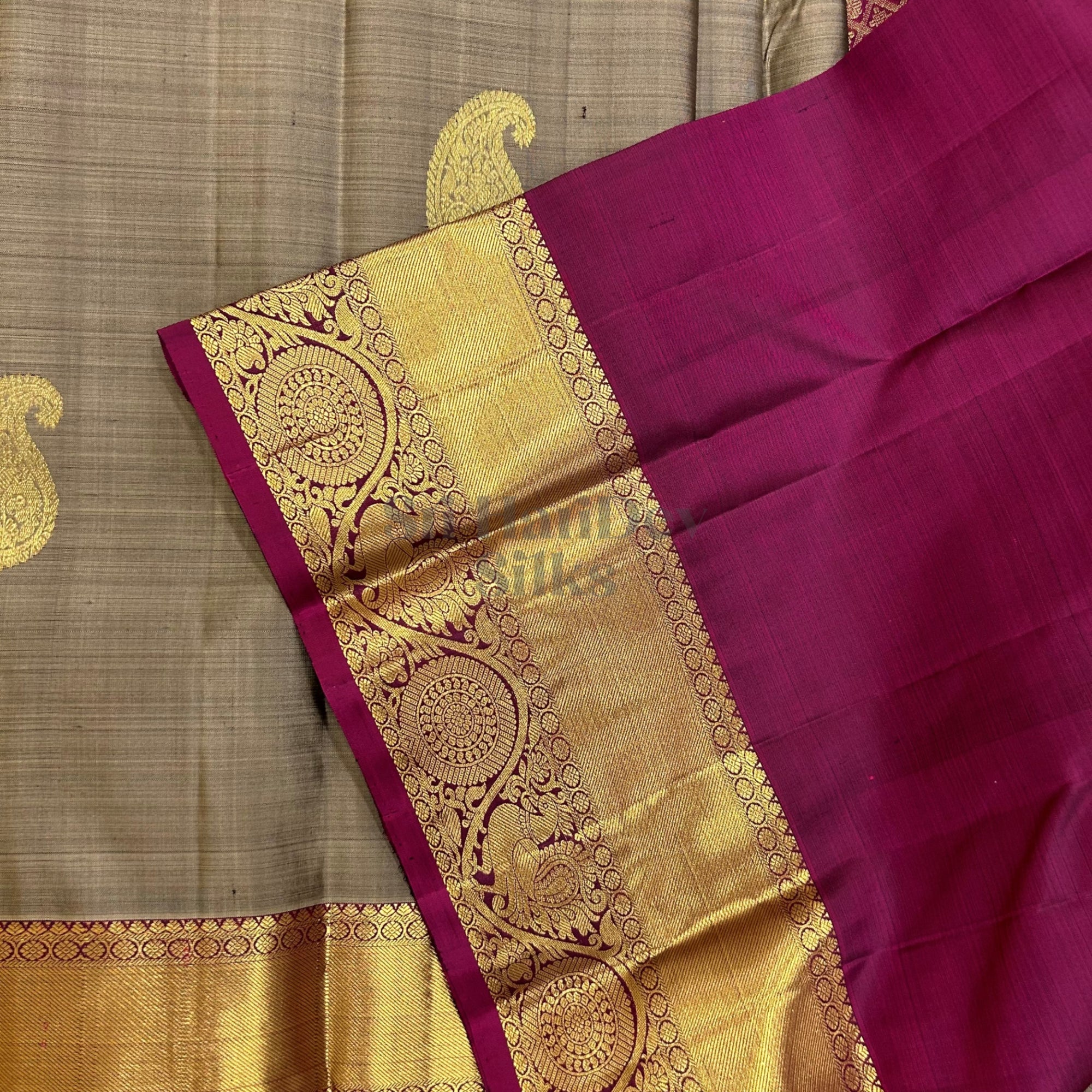 SHS7363 Kanchipuram Pure Handloom Silk Sari