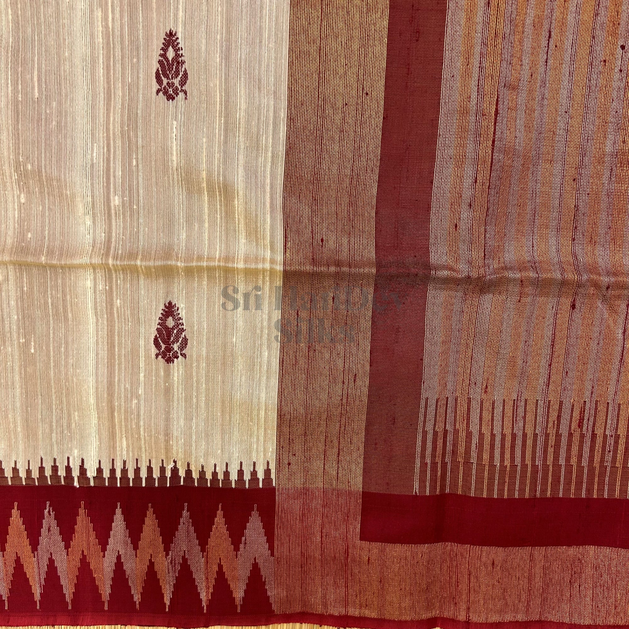 SHS8149 Pure Handloom Raw Silk Sari