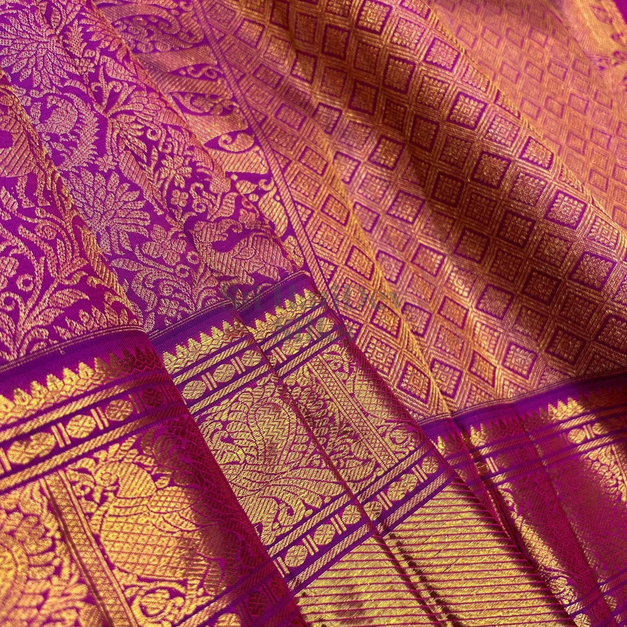 SHS8135 Kanchipuram Wedding Silk Sari