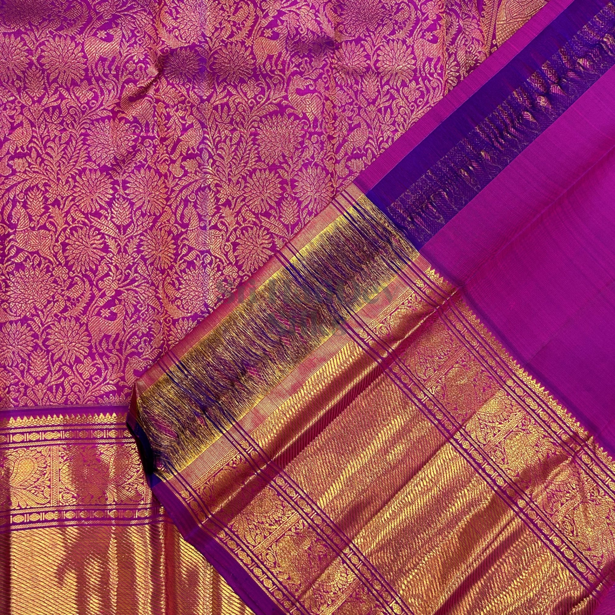 SHS8135 Kanchipuram Wedding Silk Sari