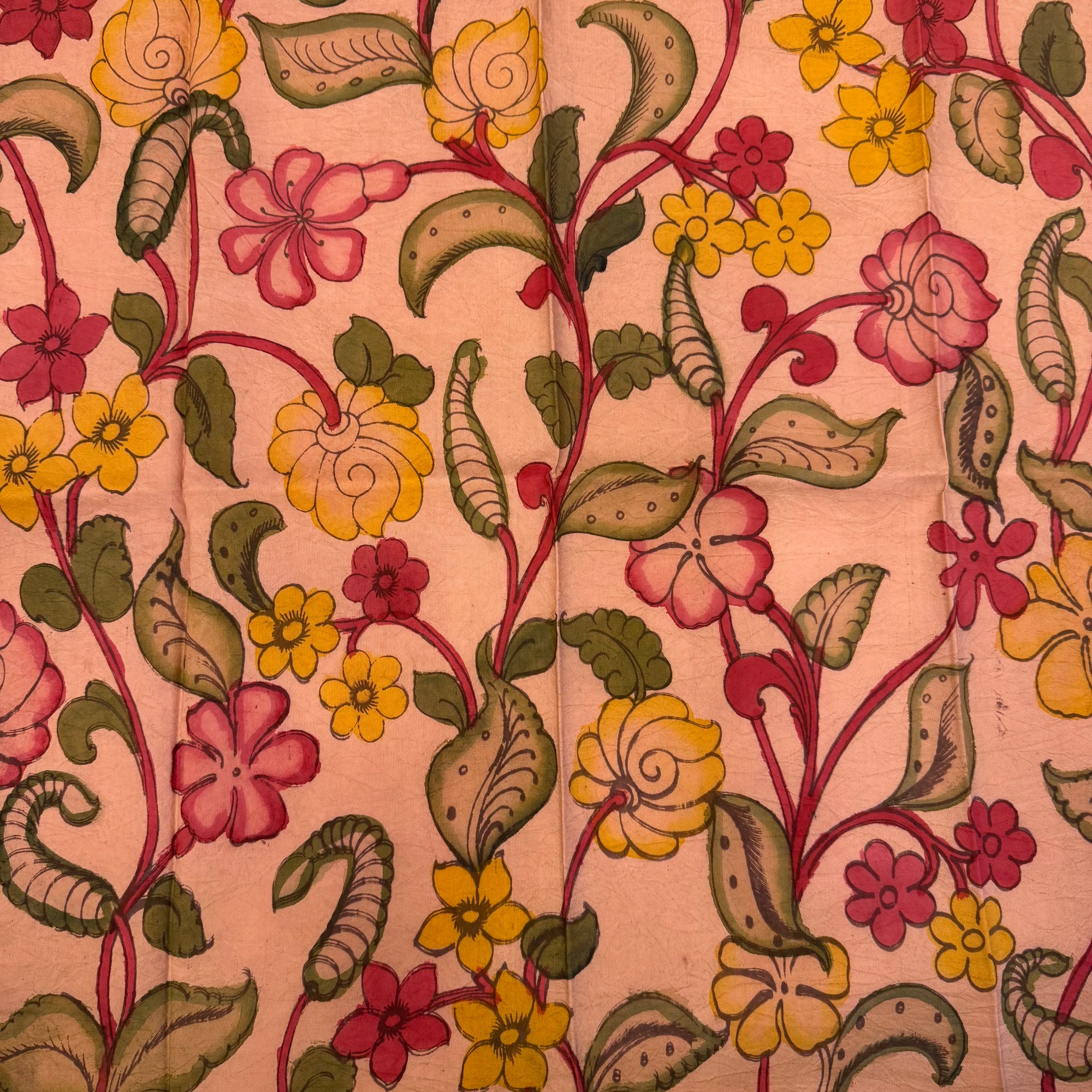 SHSKL01 Kanchipuram Hand painted kalamkari Silk Blouse