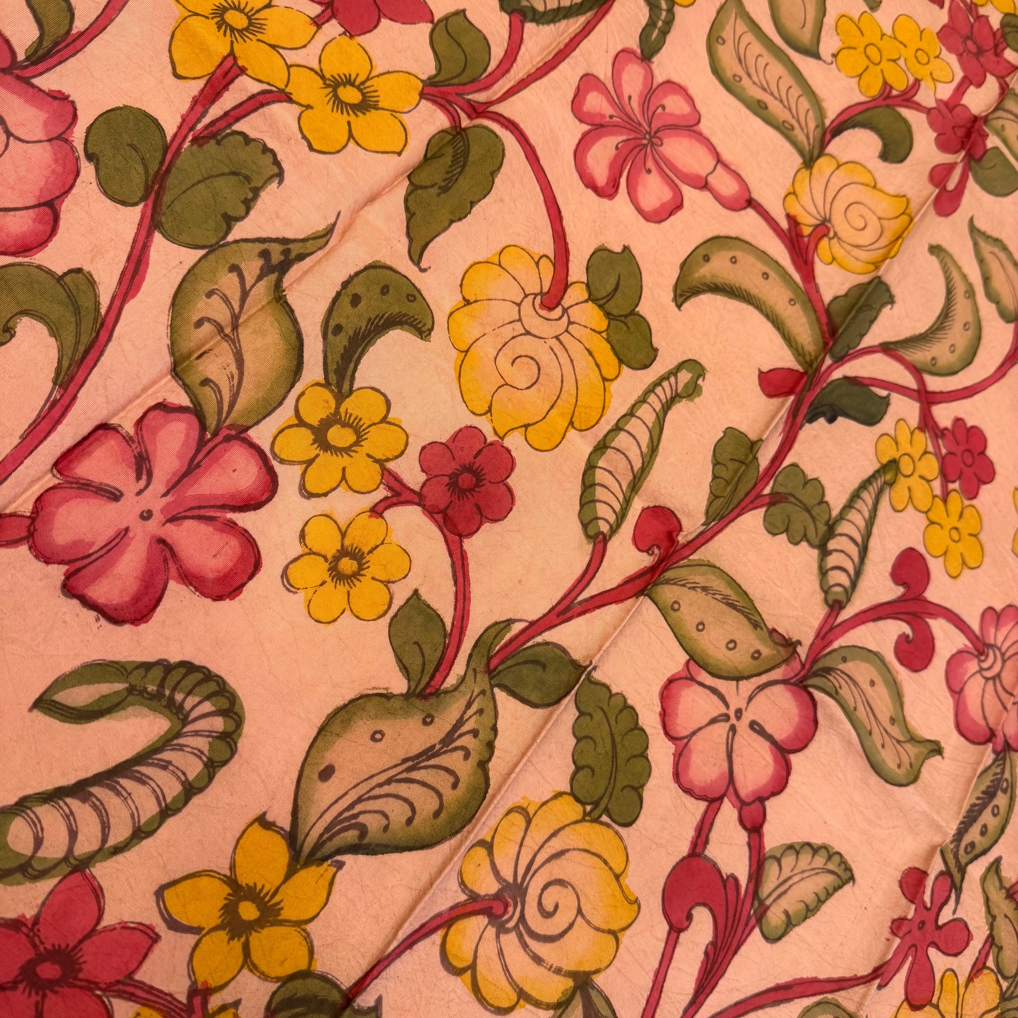 SHSKL01 Kanchipuram Hand painted kalamkari Silk Blouse