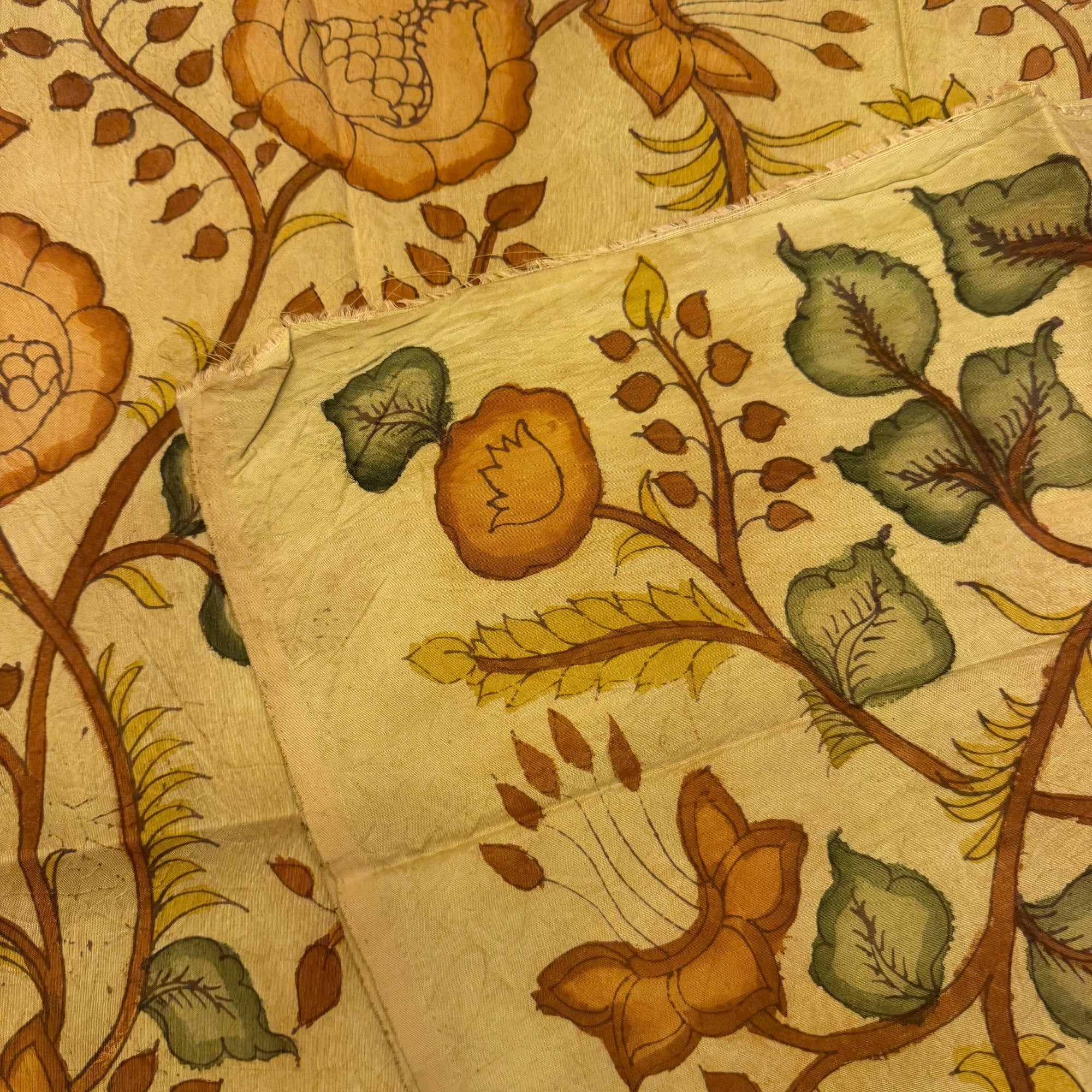 SHSKAL04 Kanchipuram Hand Painted kalamkari Silk Blouse