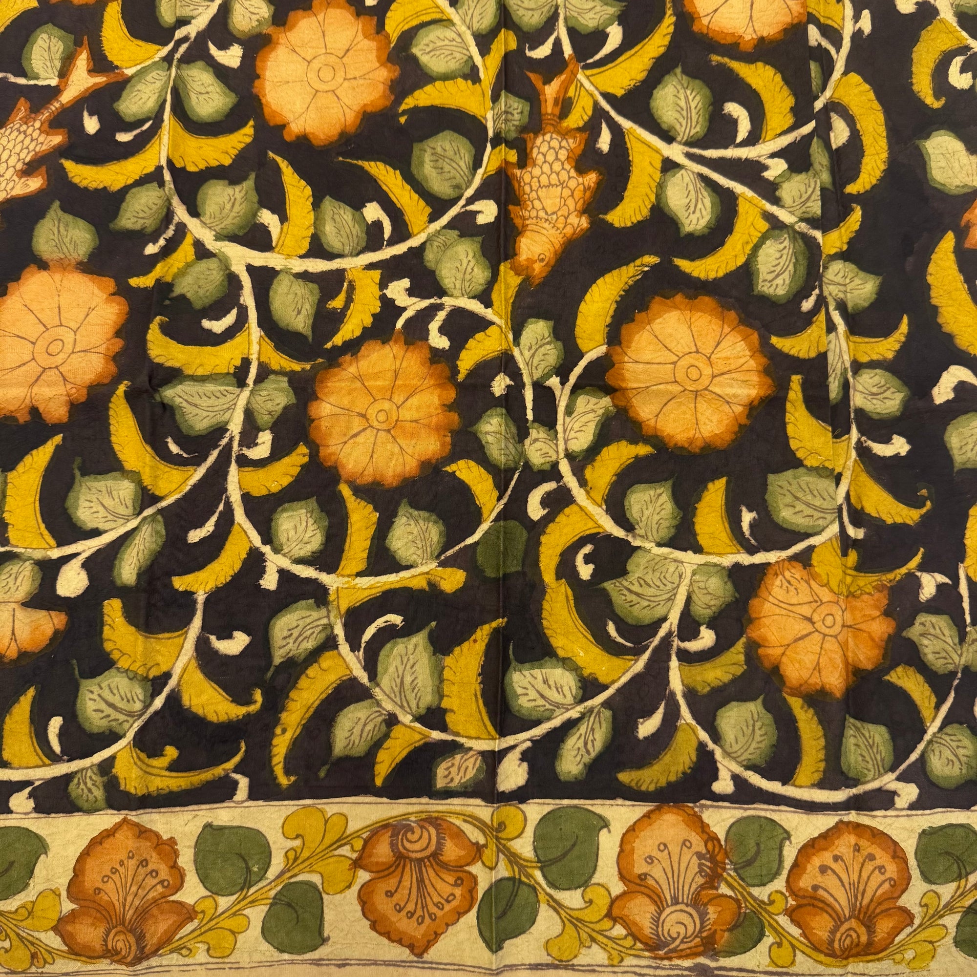 SHSKAL05 Kanchipuram Hand Painted kalamkari Silk Blouse