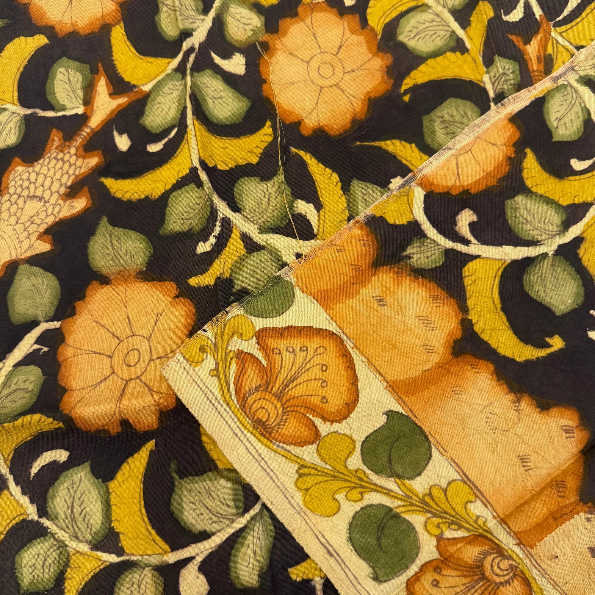 SHSKAL05 Kanchipuram Hand Painted kalamkari Silk Blouse