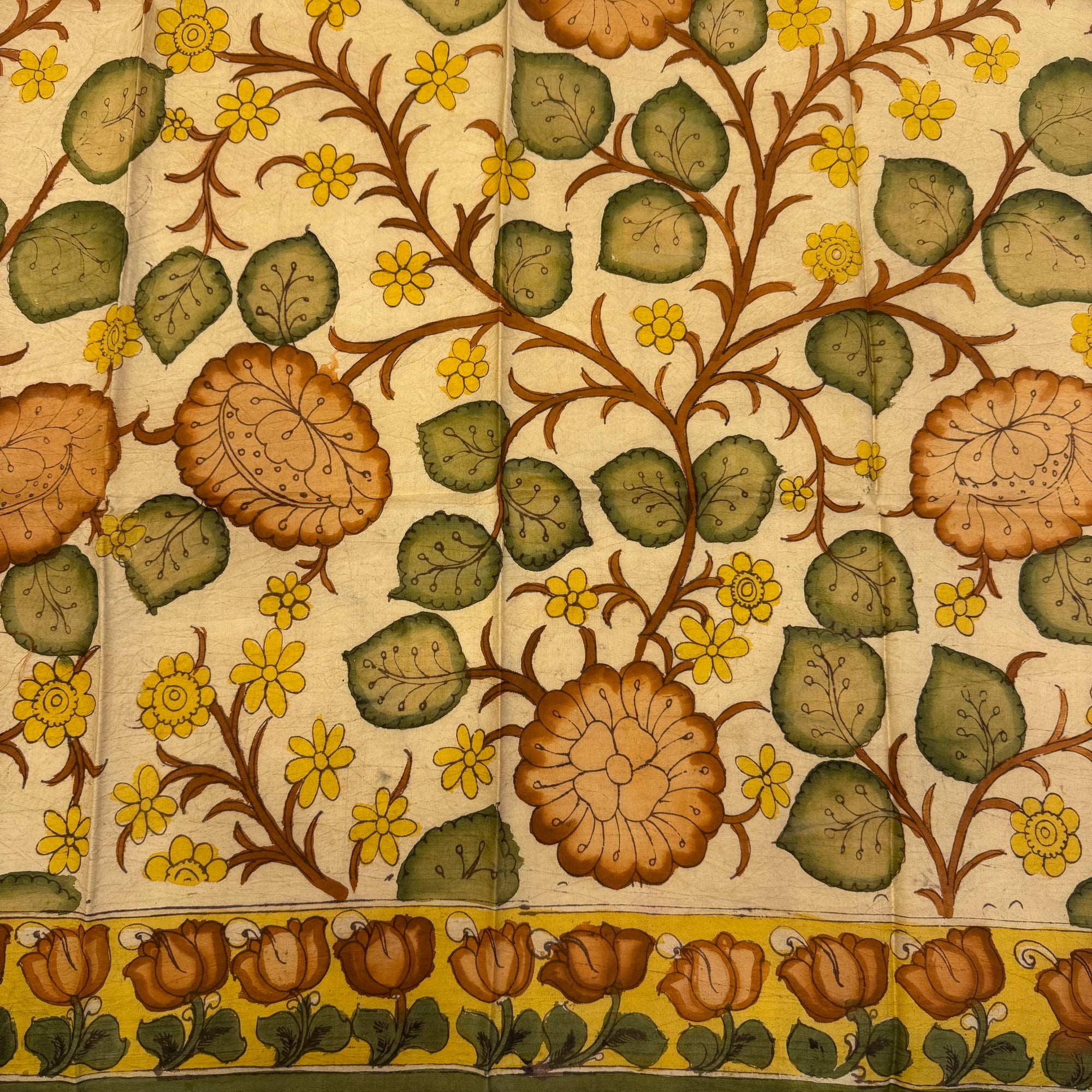 SHSKAL06 Kanchipuram Hand Painted kalamkari Silk Blouse