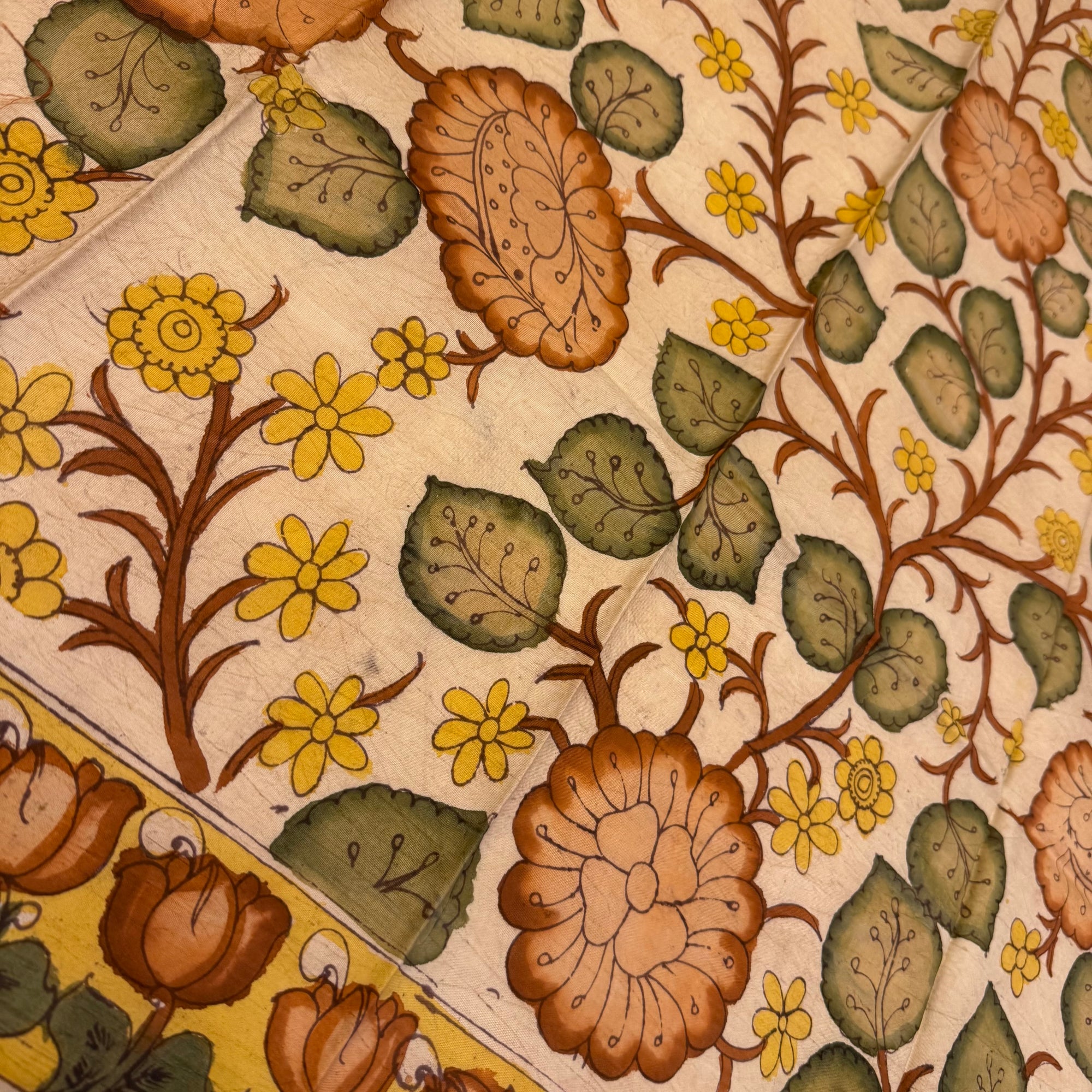 SHSKAL06 Kanchipuram Hand Painted kalamkari Silk Blouse