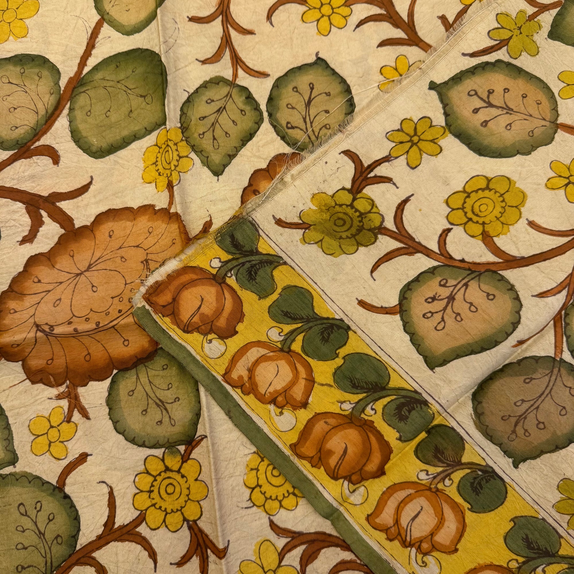 SHSKAL06 Kanchipuram Hand Painted kalamkari Silk Blouse