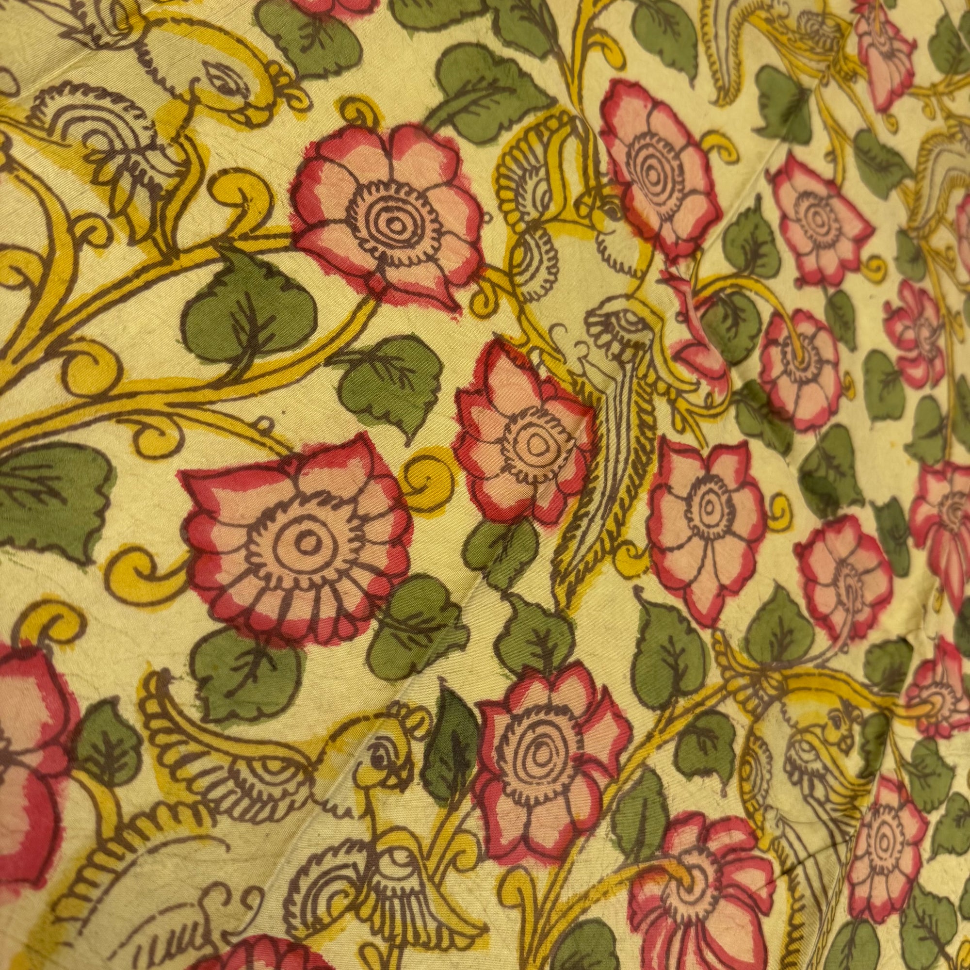 SHSKAL07 Kanchipuram Hand Painted kalamkari Silk Blouse