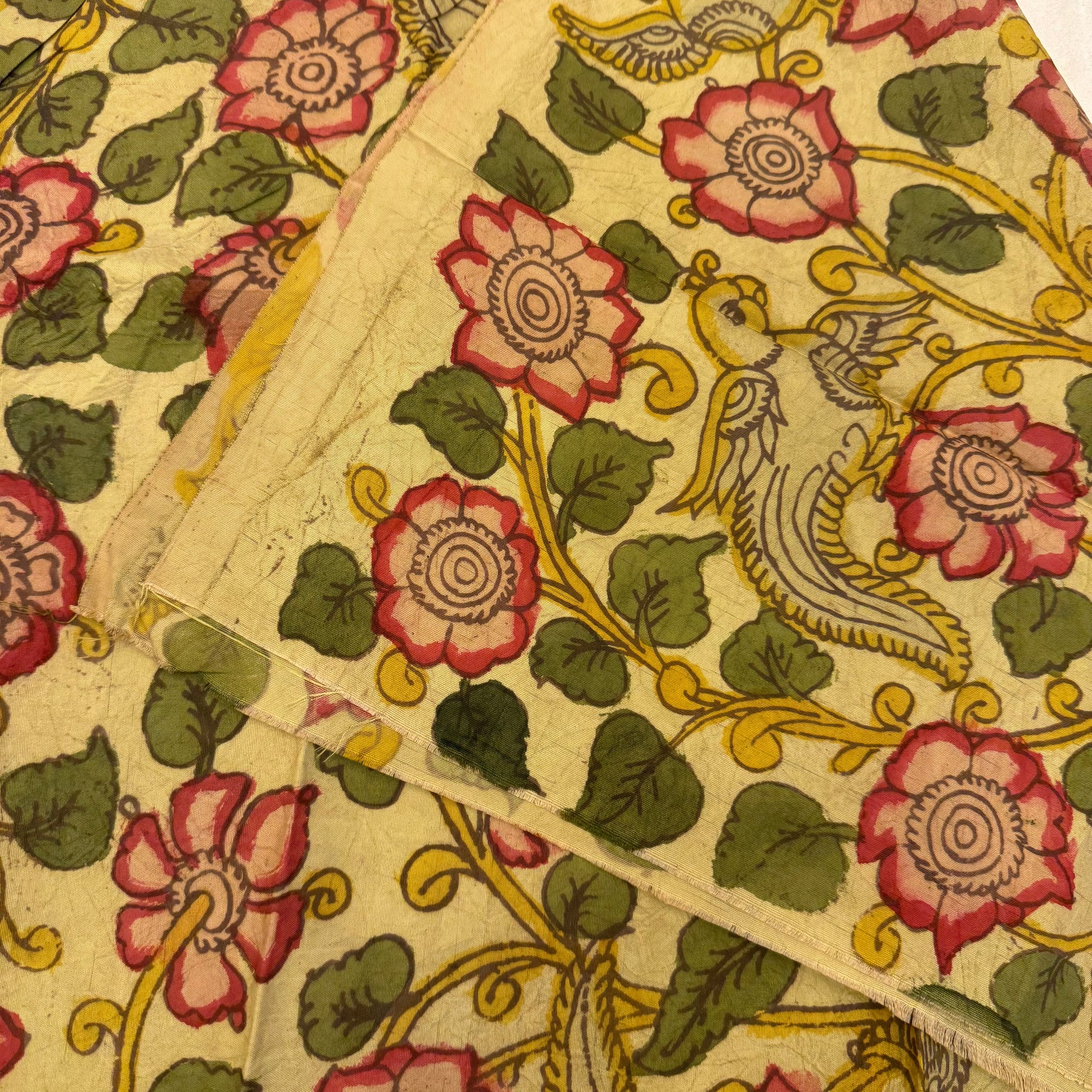 SHSKAL07 Kanchipuram Hand Painted kalamkari Silk Blouse