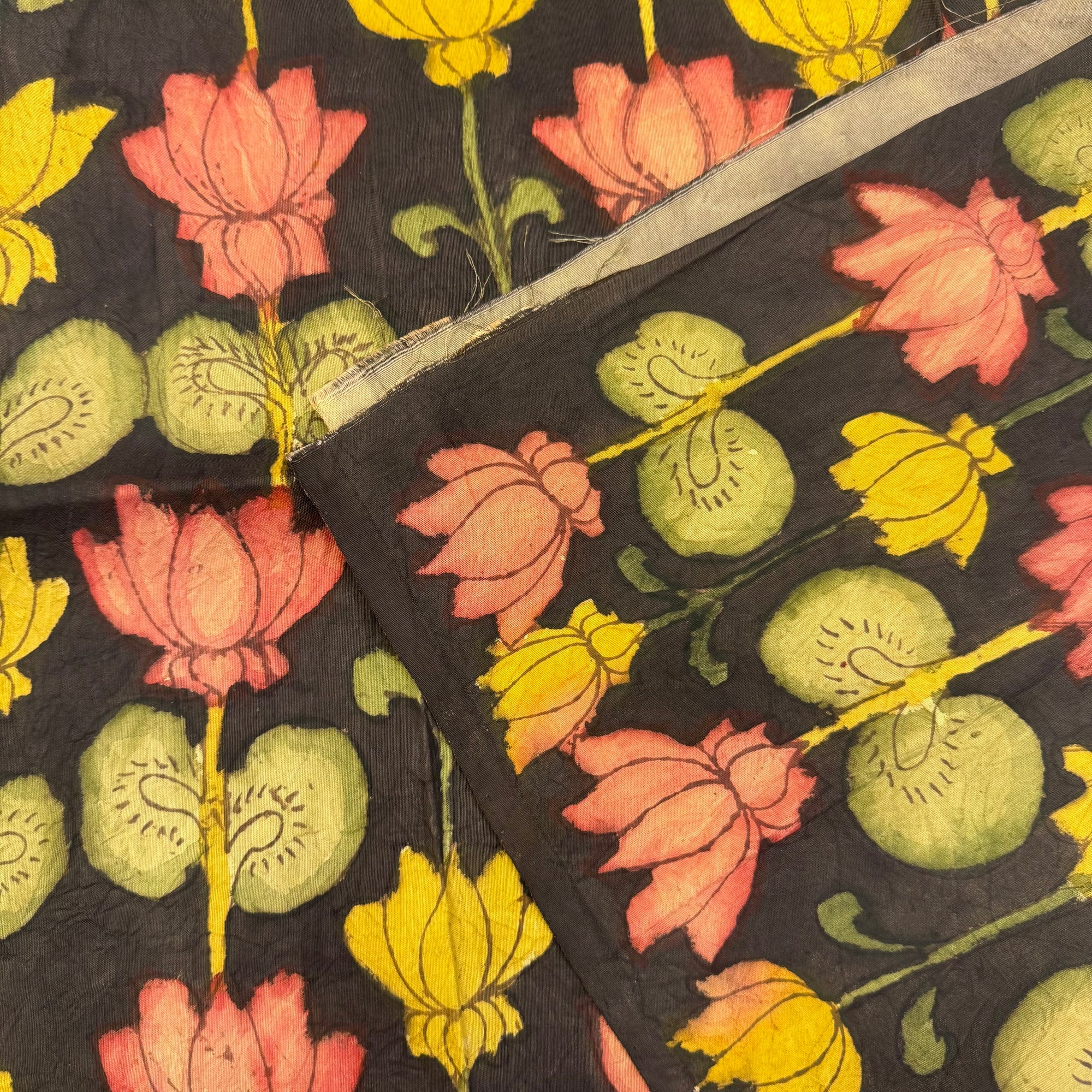 SHSKAL08 Kanchipuram Hand Painted kalamkari Silk Blouse