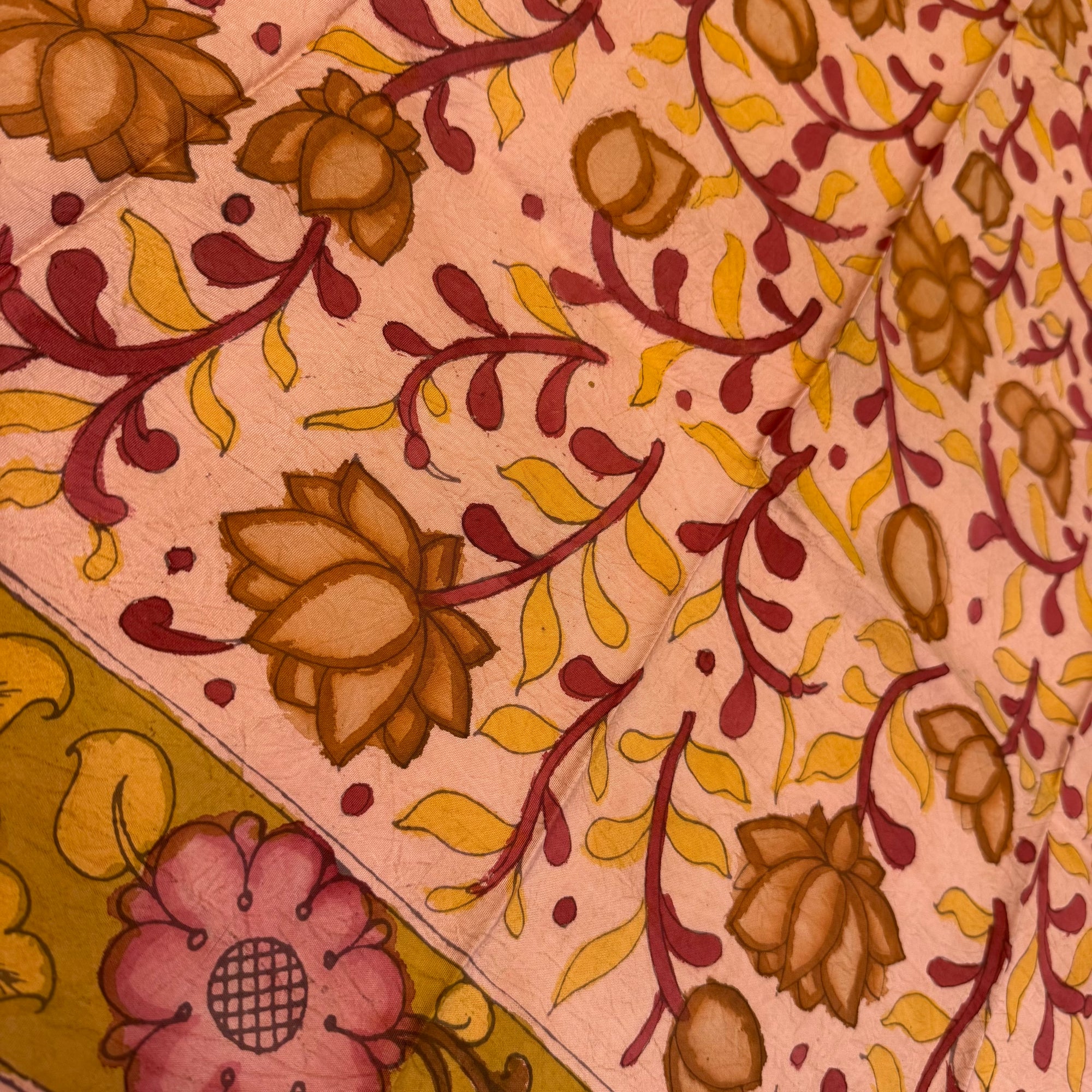 SHSKAL09 Kanchipuram Hand Painted kalamkari Silk Blouse